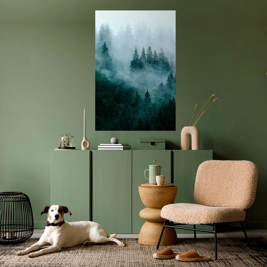 Affiche verticale autocollante VOILE DE BRUME