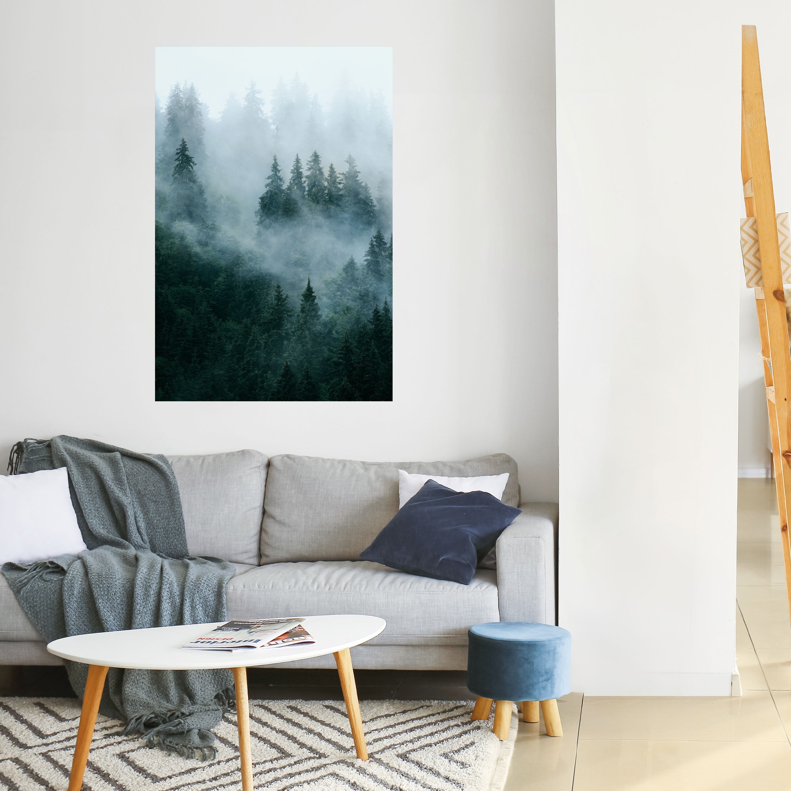 Affiche verticale autocollante VOILE DE BRUME