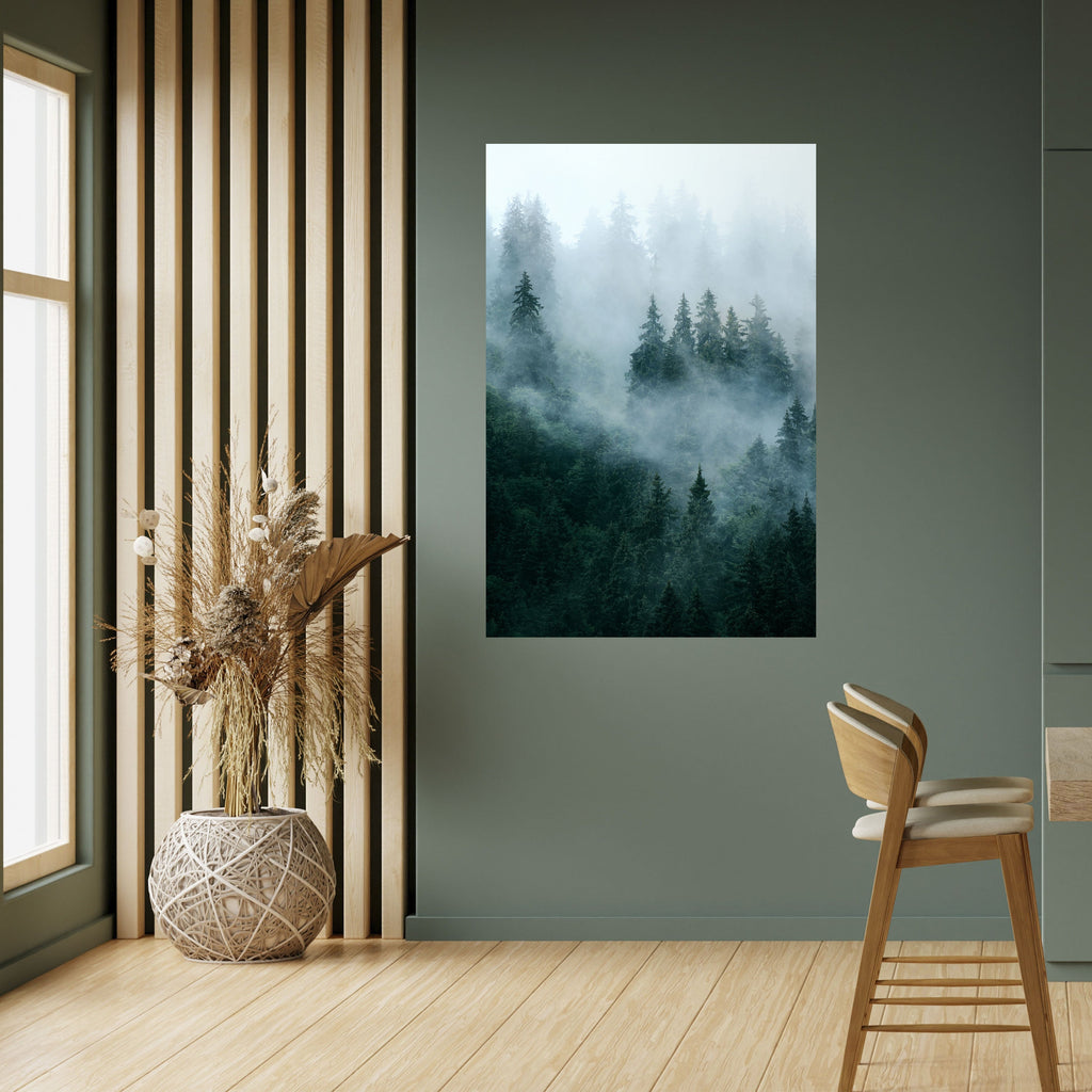 Affiche verticale autocollante VOILE DE BRUME