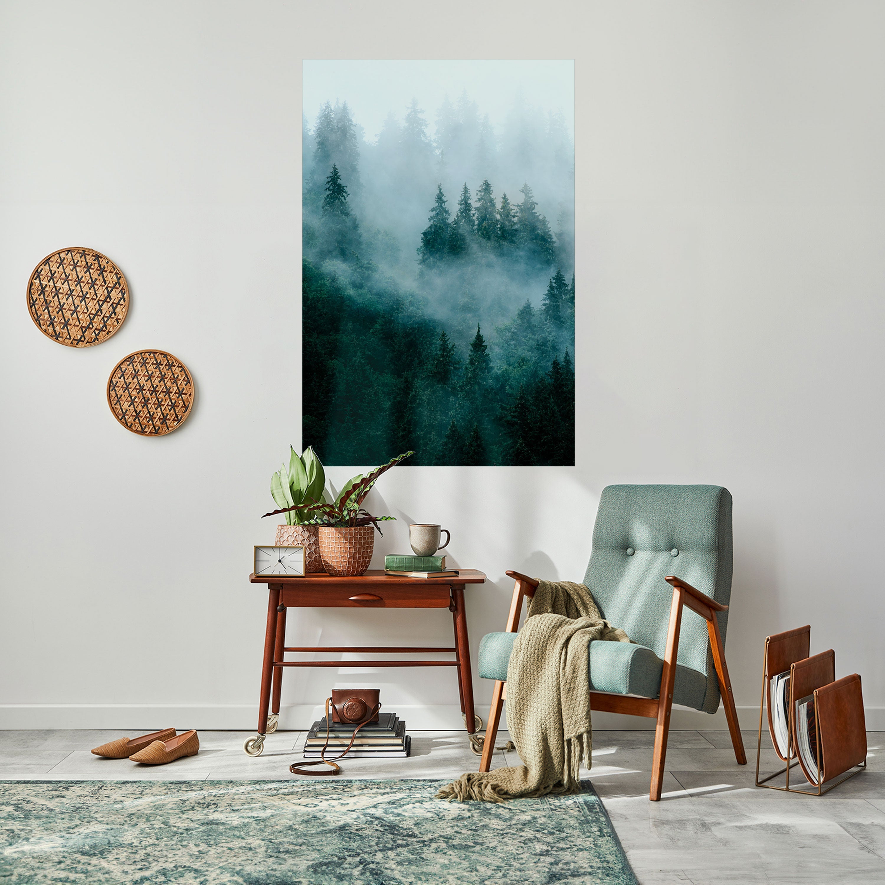 Affiche verticale autocollante VOILE DE BRUME