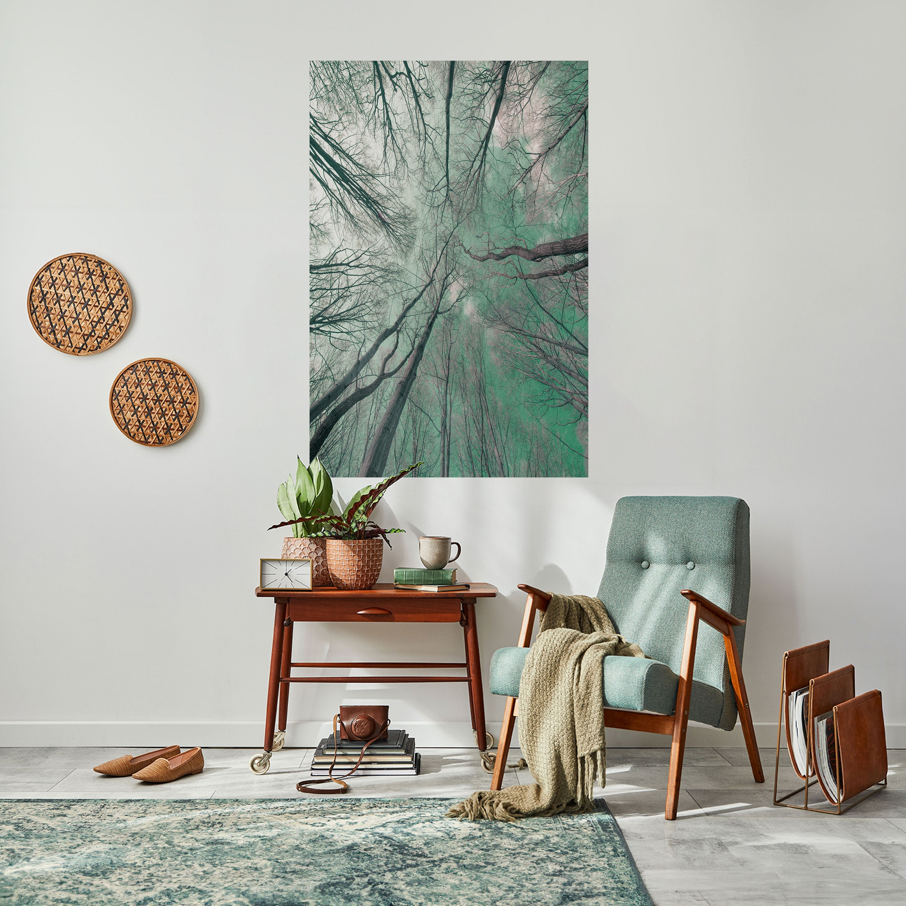 Affiche verticale autocollante « SKYWARD FANTASIES »