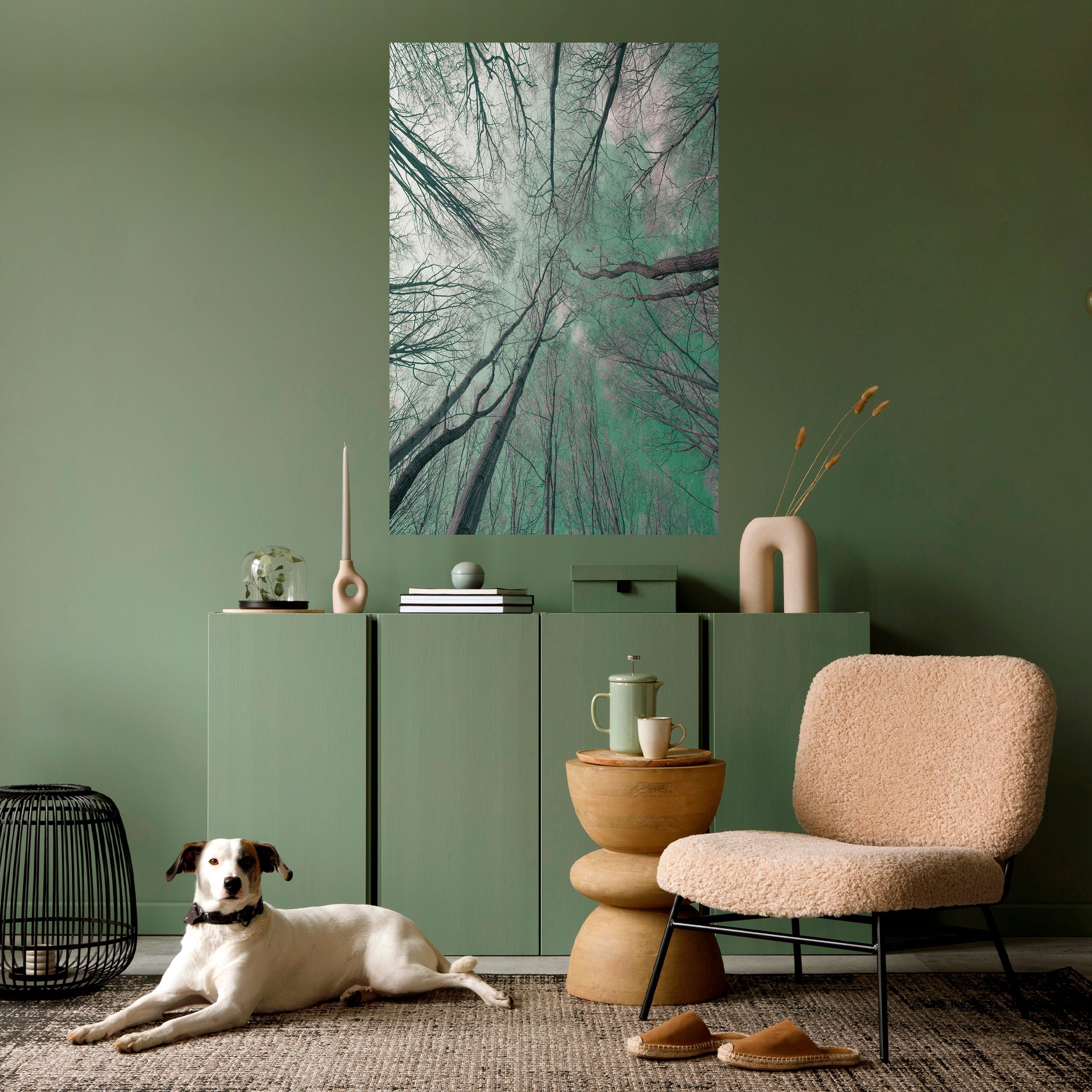 Affiche verticale autocollante « SKYWARD FANTASIES »