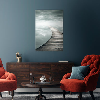 WHISPERING PATHWAYS Vertical Canvas Print