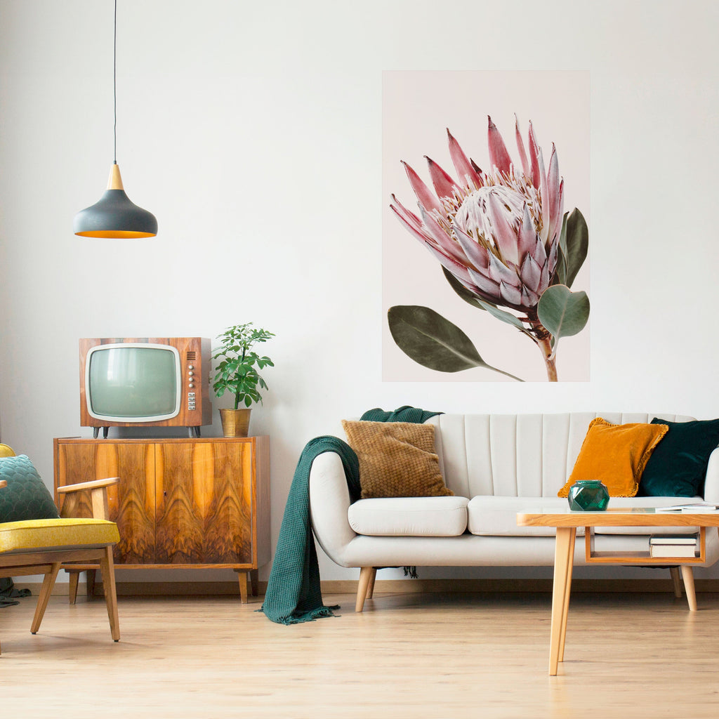 Affiche verticale autocollante « FLEUR DE PROTEA »