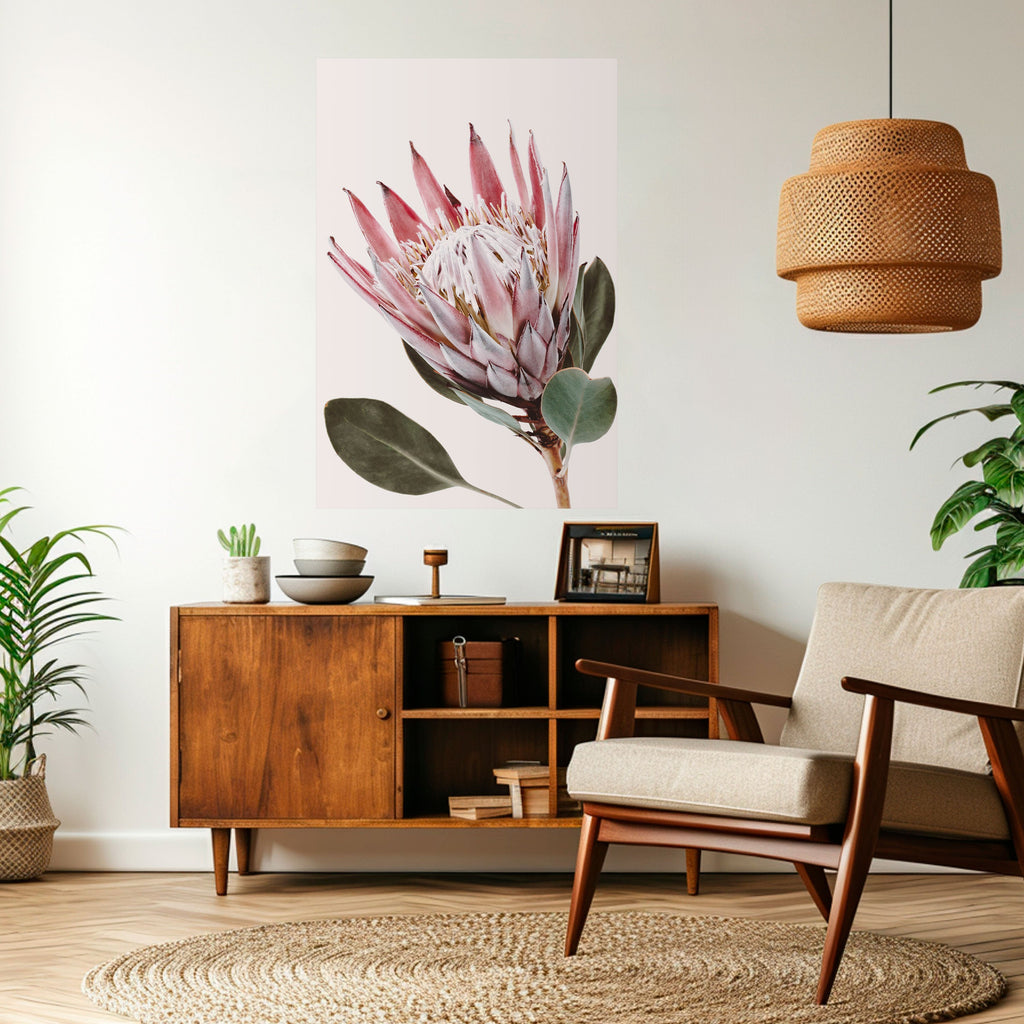 Affiche verticale autocollante « FLEUR DE PROTEA »