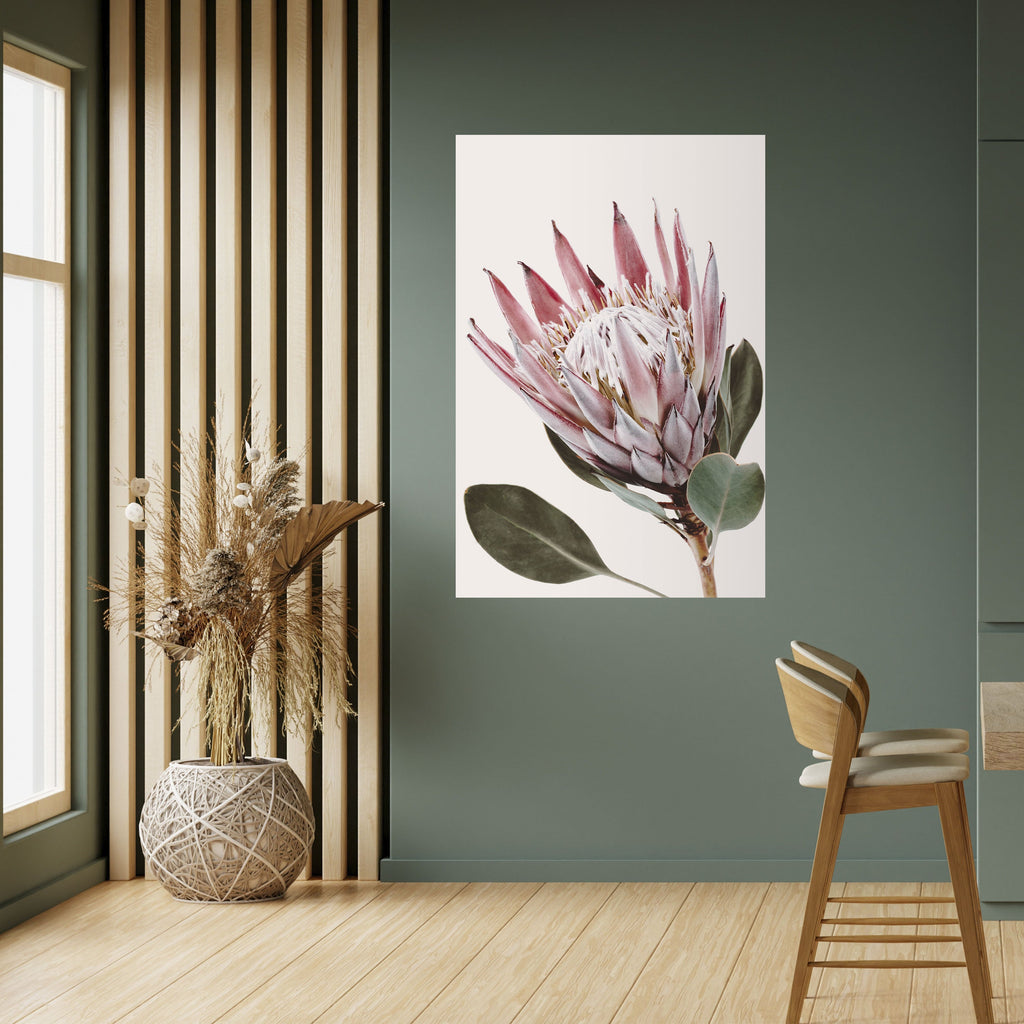 Affiche verticale autocollante « FLEUR DE PROTEA »