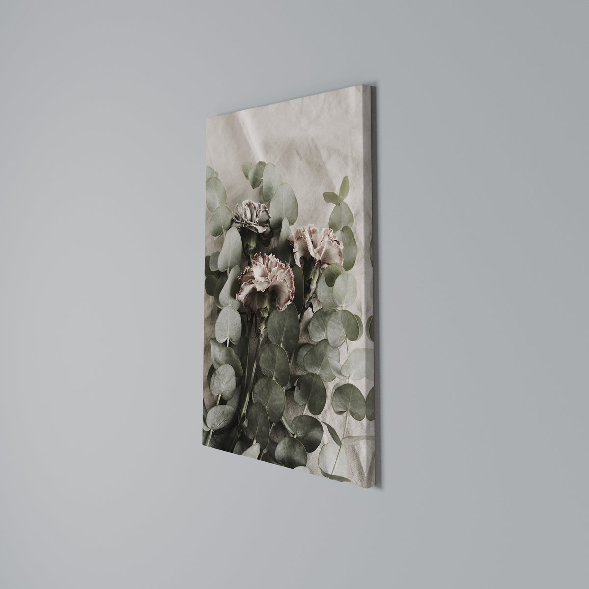 LINEN CLOVES Vertical Canvas Print