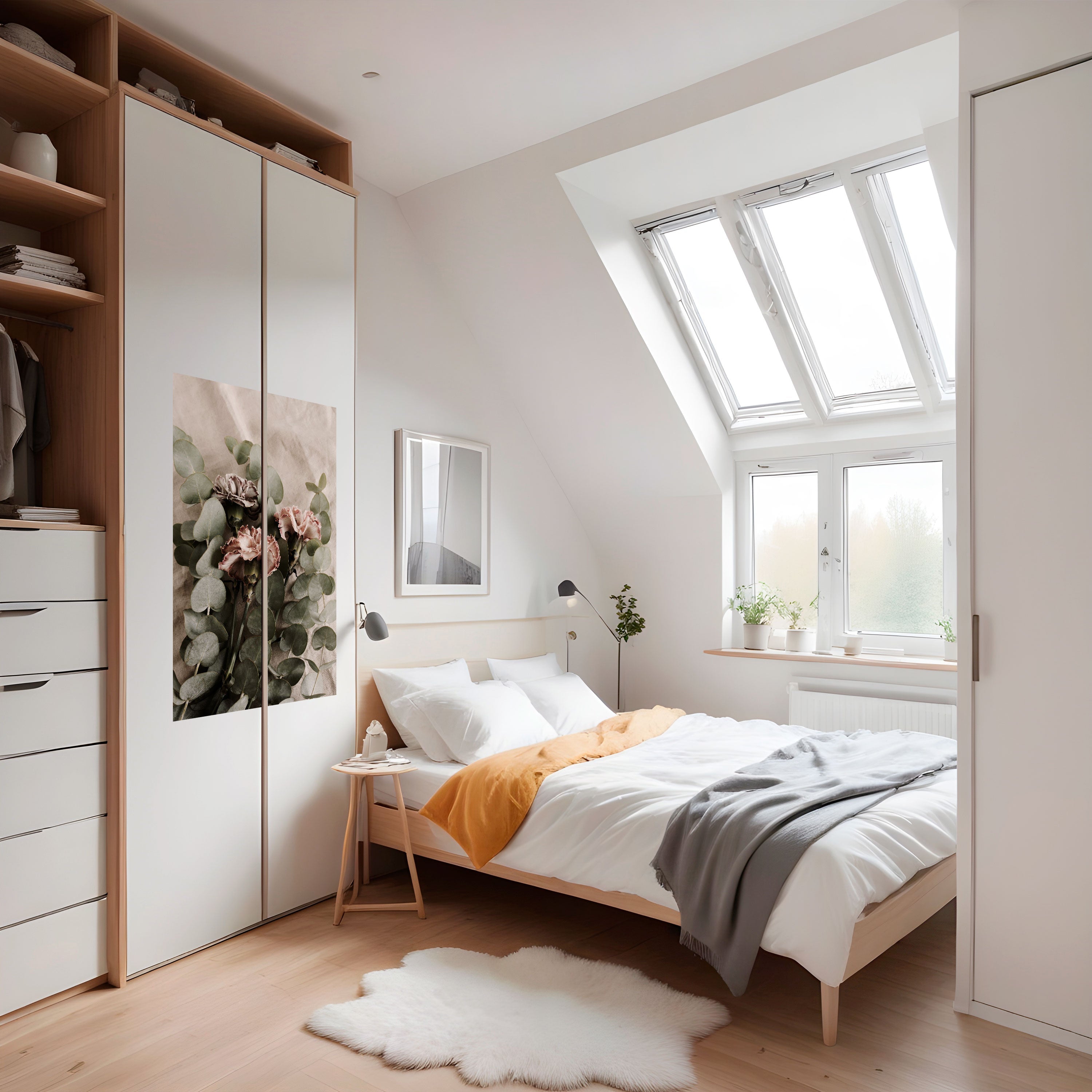 Affiche verticale autocollante « LINN CLOVES »