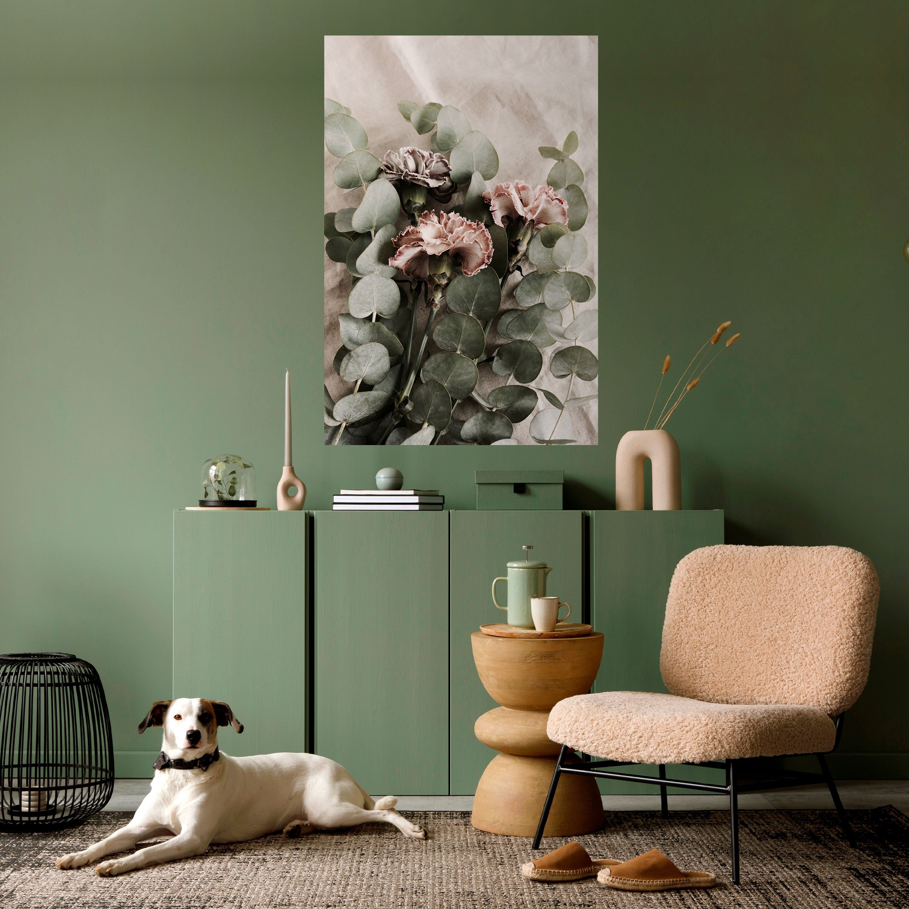 Affiche verticale autocollante « LINN CLOVES »