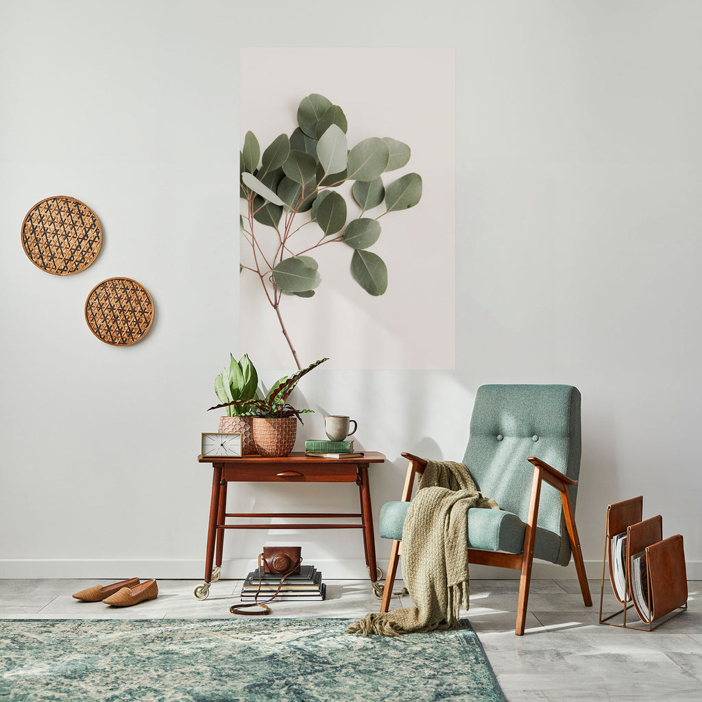 Affiche verticale autocollante « BRANCHE D'EUCALYPTUS »