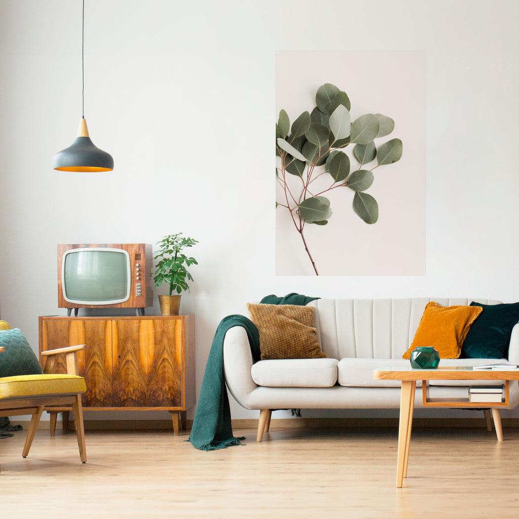 Affiche verticale autocollante « BRANCHE D'EUCALYPTUS »