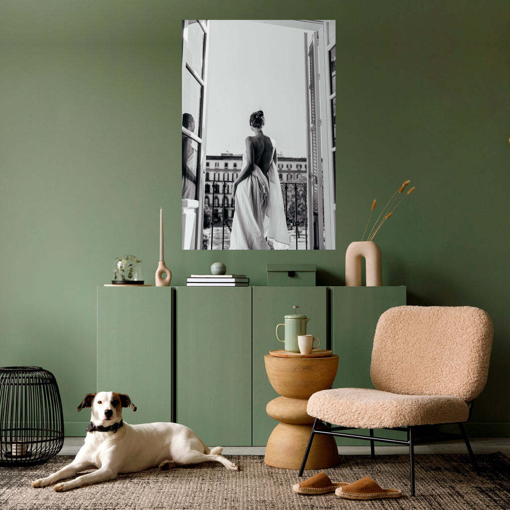 ROBE DE RÊVE Affiche verticale autocollante