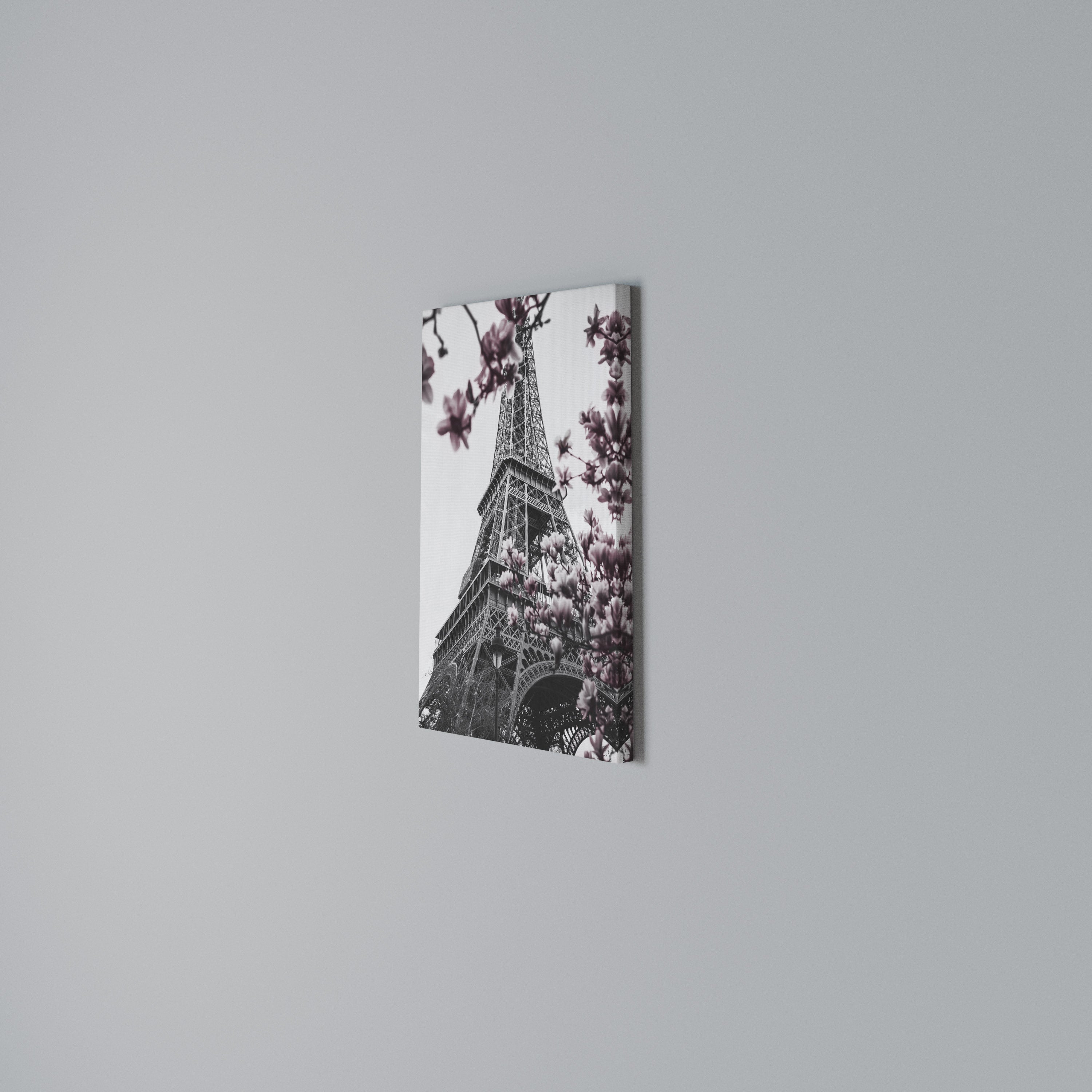 EIFFEL IN BLOOM Vertical Canvas Print