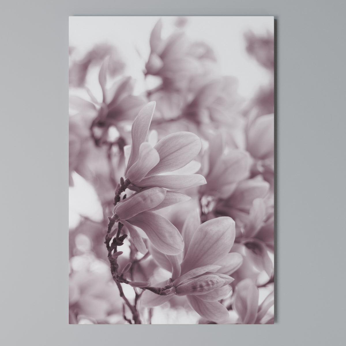 PINK BLOSSOM DREAM Vertical Canvas Print