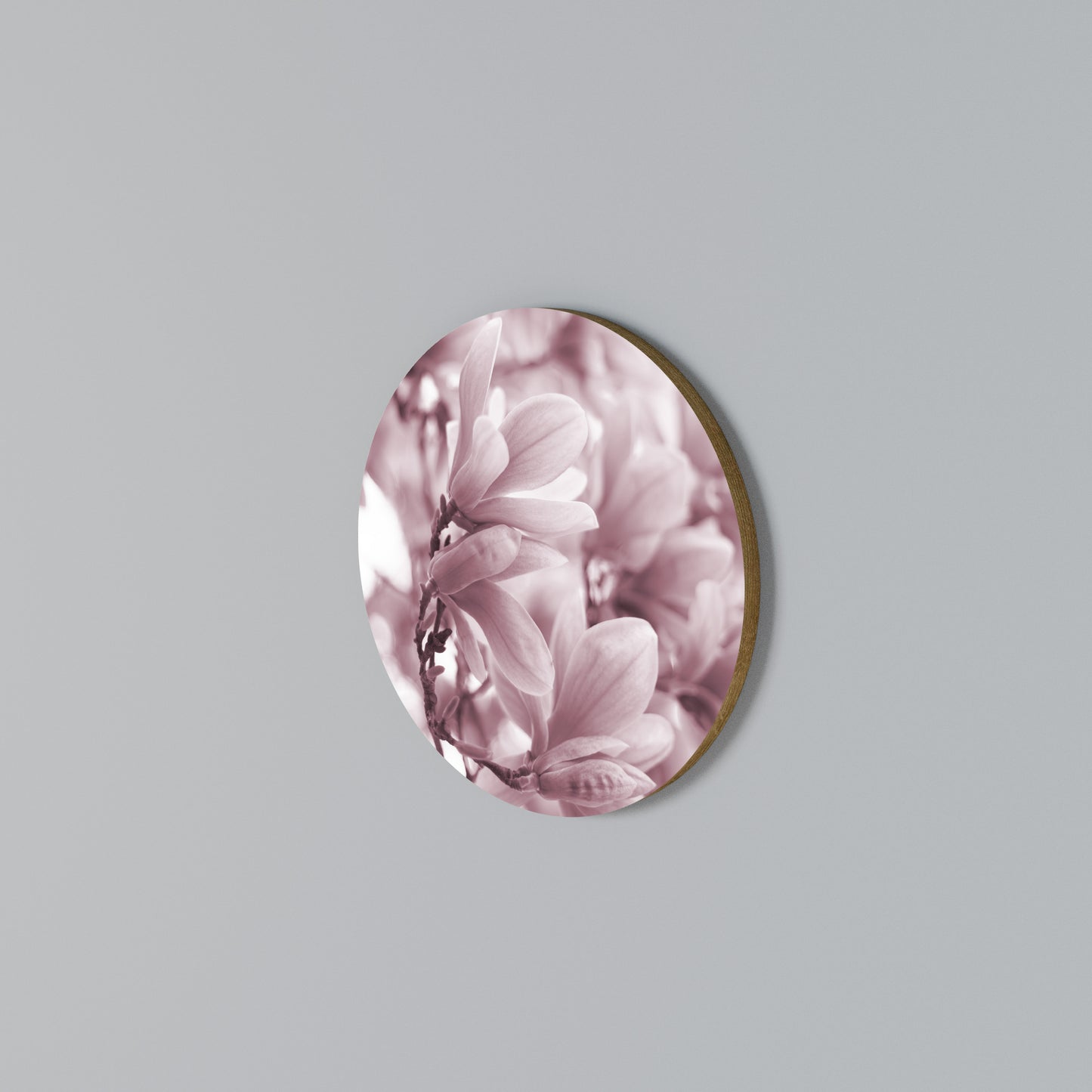 PINK BLOSSOM DREAM Round Wall Art