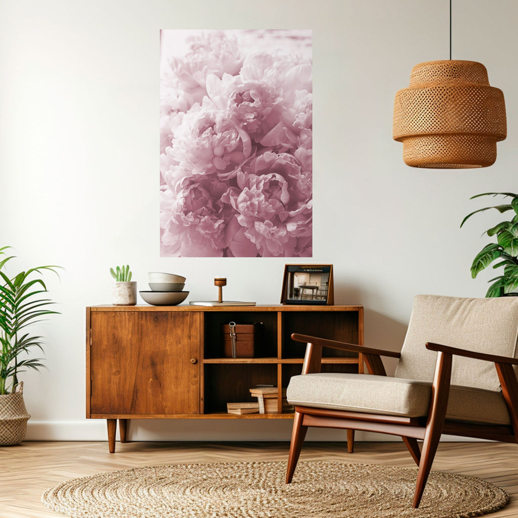 Affiche verticale autocollante « SÉRÉNITÉ ROUGIEUSE »