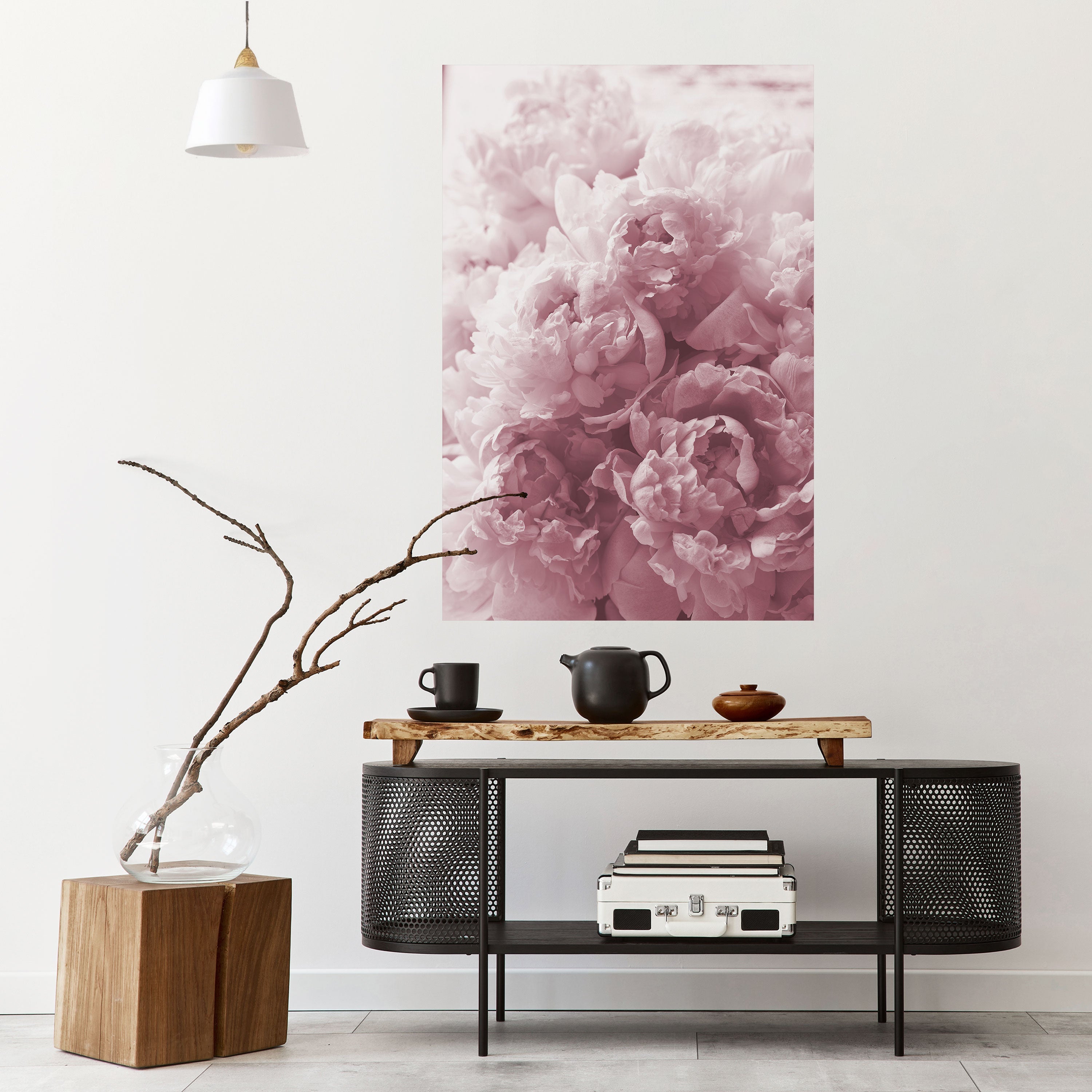 Affiche verticale autocollante « SÉRÉNITÉ ROUGIEUSE »