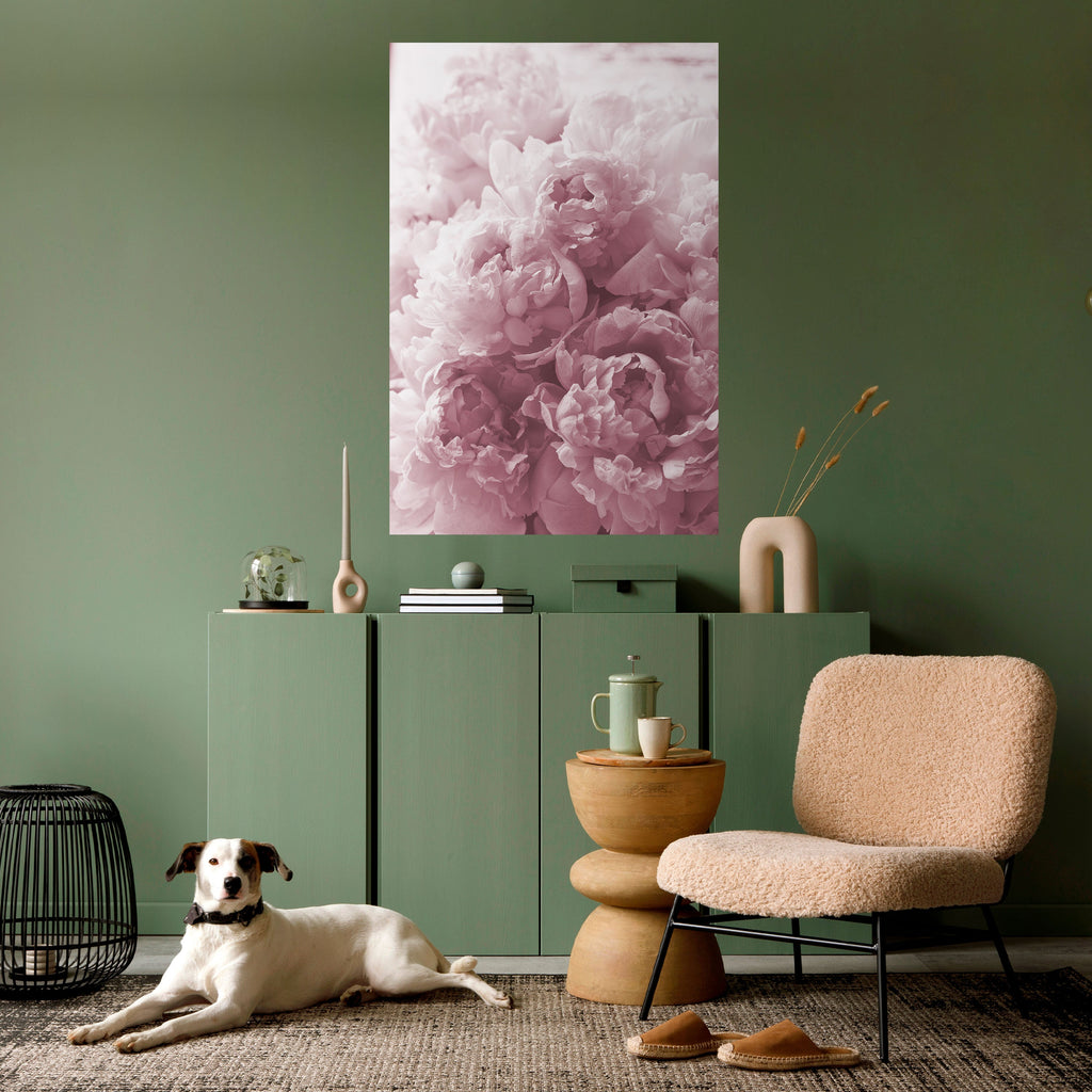 Affiche verticale autocollante « SÉRÉNITÉ ROUGIEUSE »