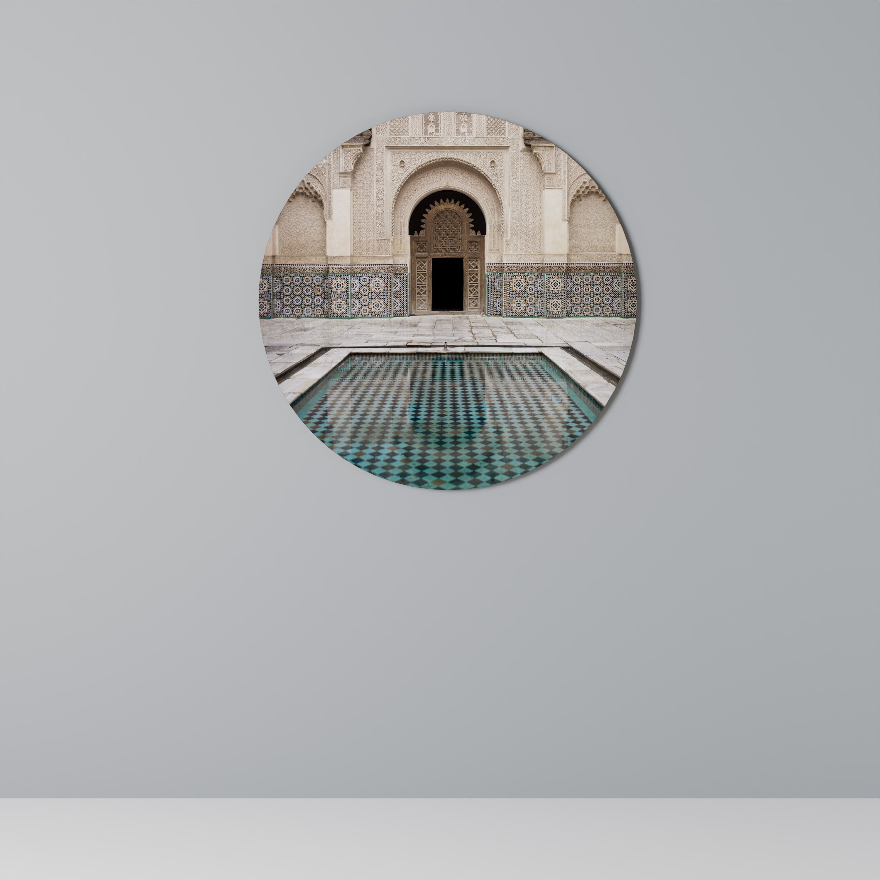 ENTRÉE MYSTIQUE Art mural rond