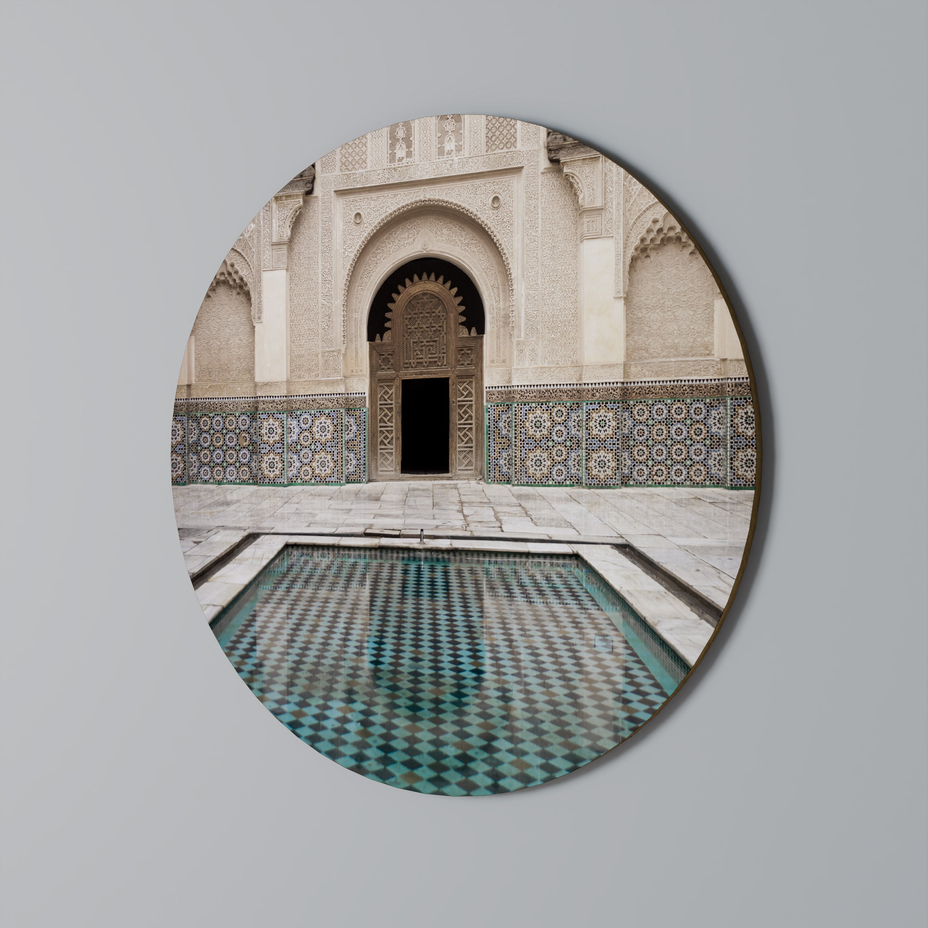 ENTRÉE MYSTIQUE Art mural rond