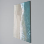 SAND AND SEA HARMONY Vertical Canvas Print