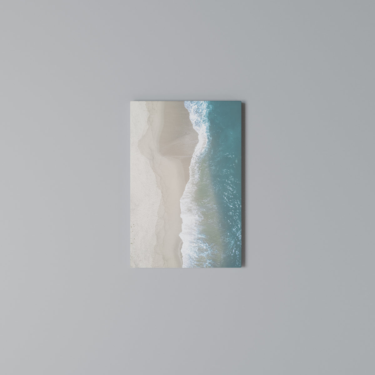 SAND AND SEA HARMONY Vertical Canvas Print
