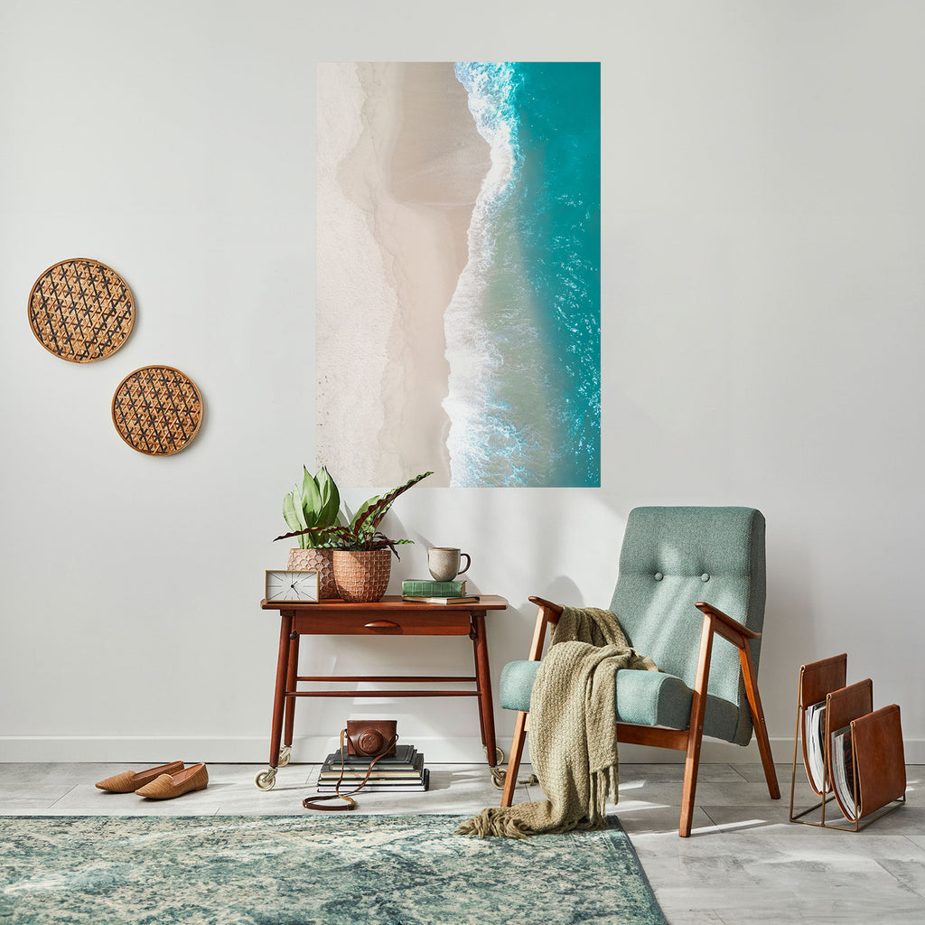 Affiche verticale autocollante « SAND AND SEA HARMONY »
