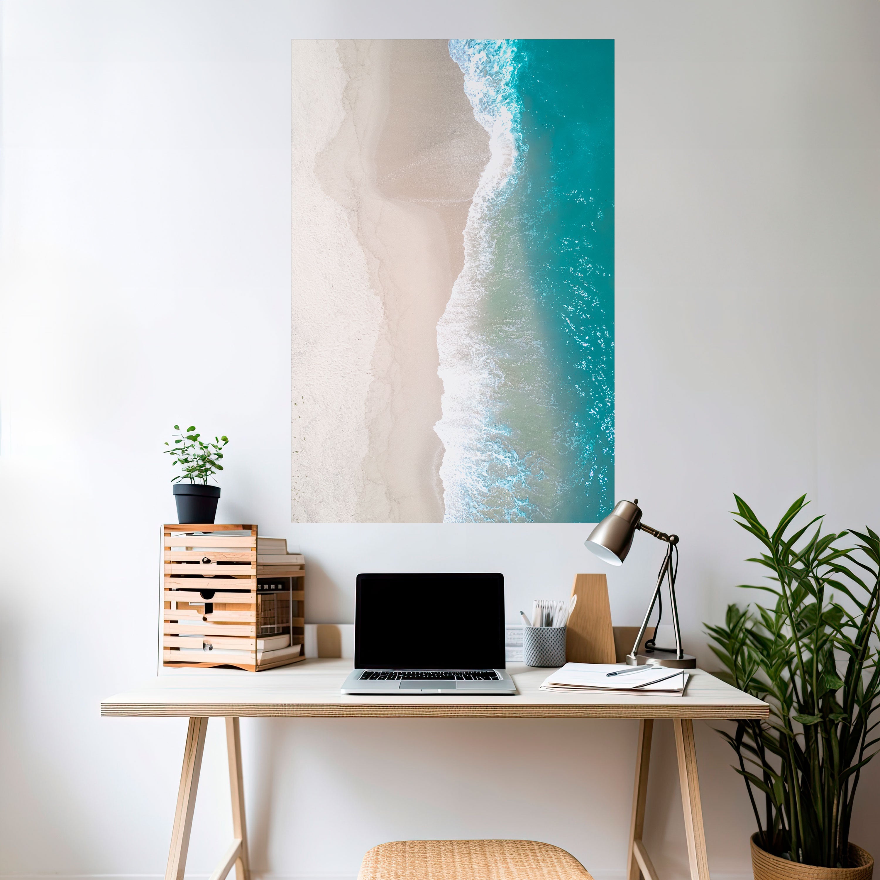 Affiche verticale autocollante « SAND AND SEA HARMONY »