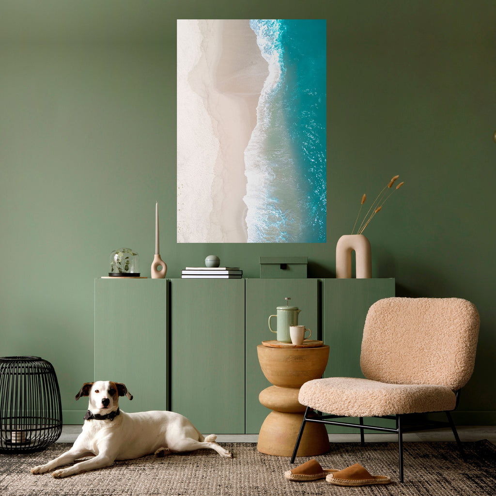 Affiche verticale autocollante « SAND AND SEA HARMONY »