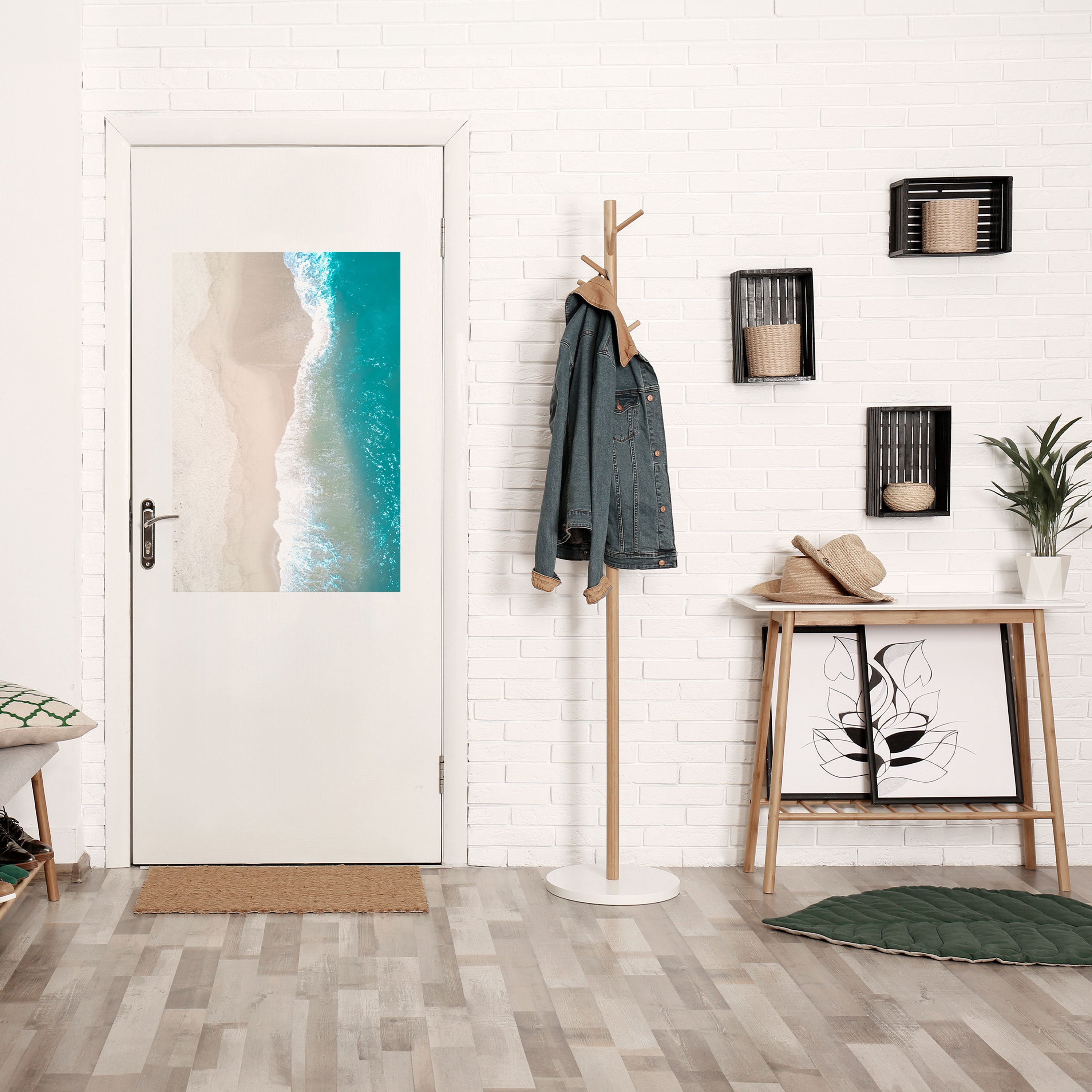 Affiche verticale autocollante « SAND AND SEA HARMONY »