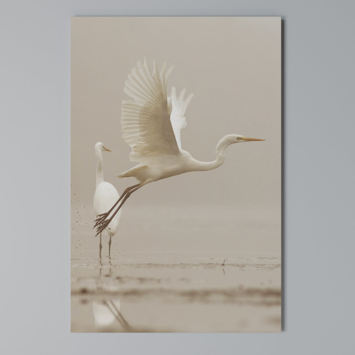 ELEGANT ASCENT Vertical Canvas Print