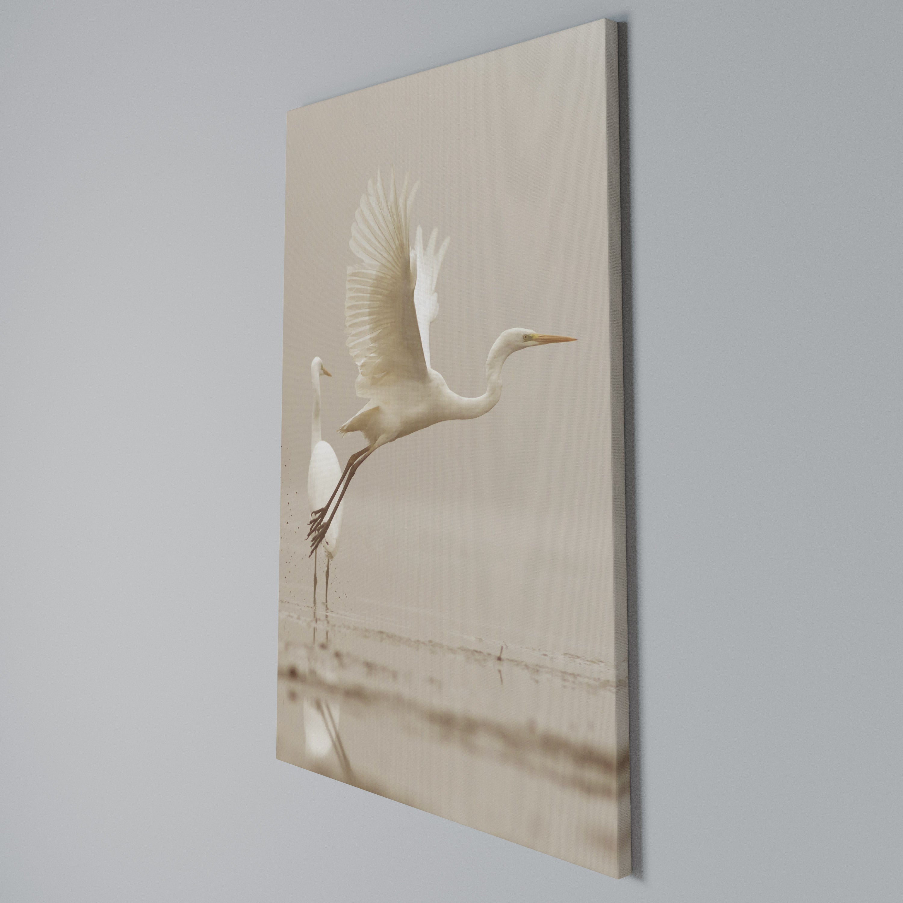 ELEGANT ASCENT Vertical Canvas Print