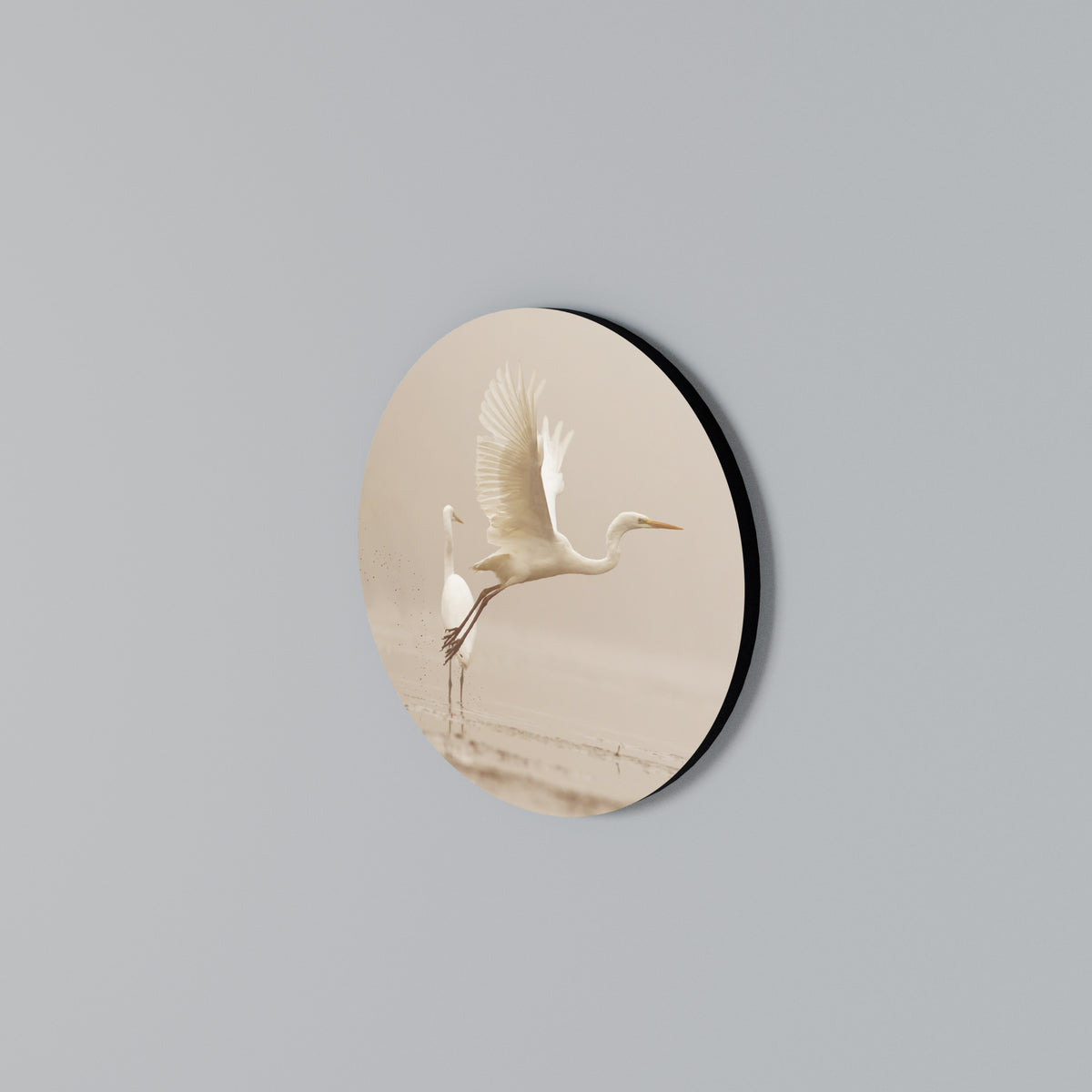ELEGANT ASCENT Round Wall Art