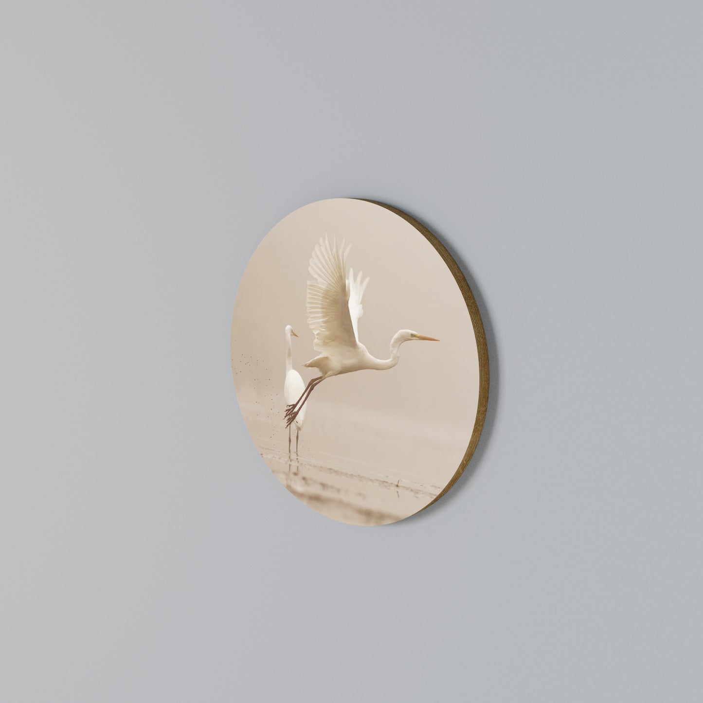 ELEGANT ASCENT Round Wall Art