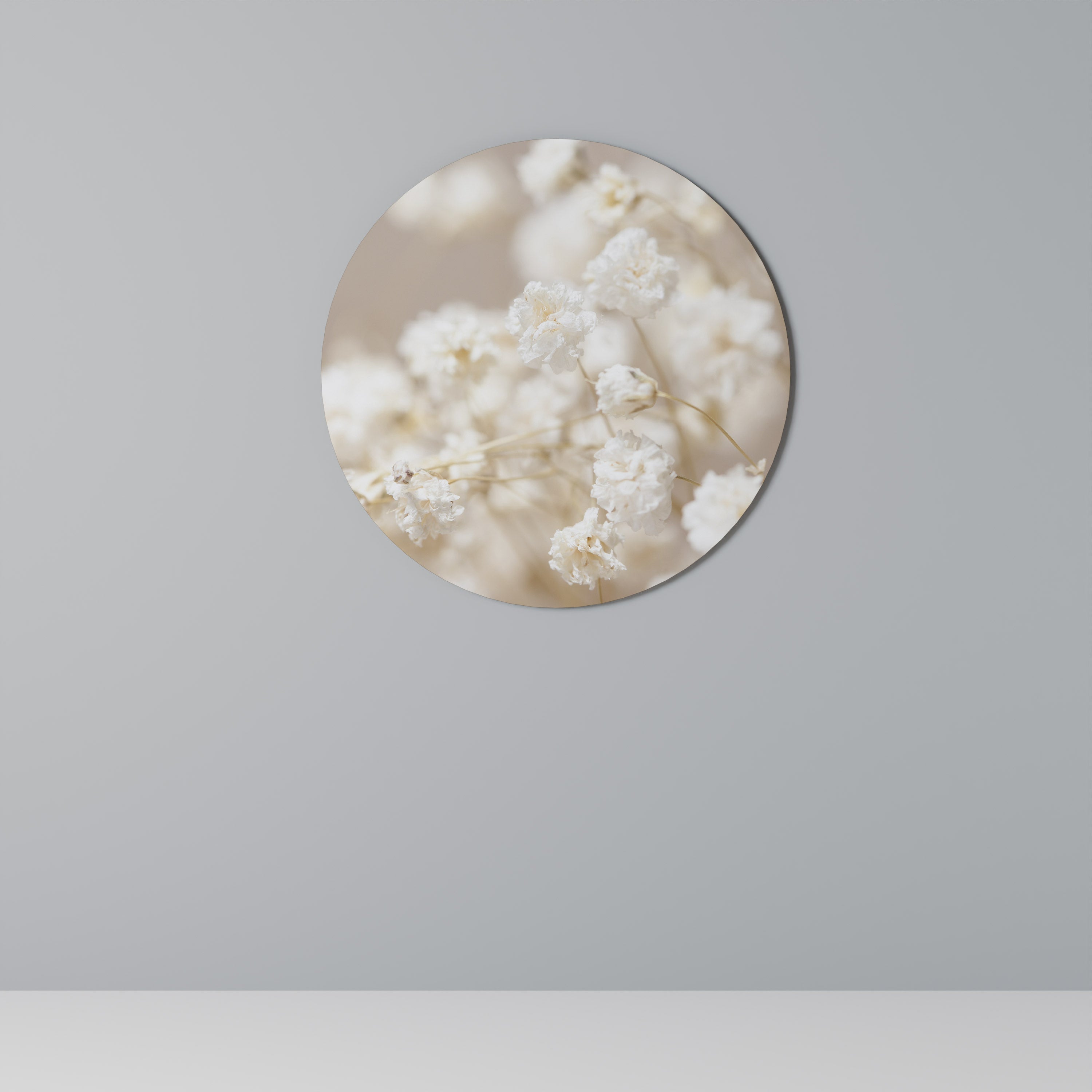 Décoration murale ronde GHOSTLY BLOOM