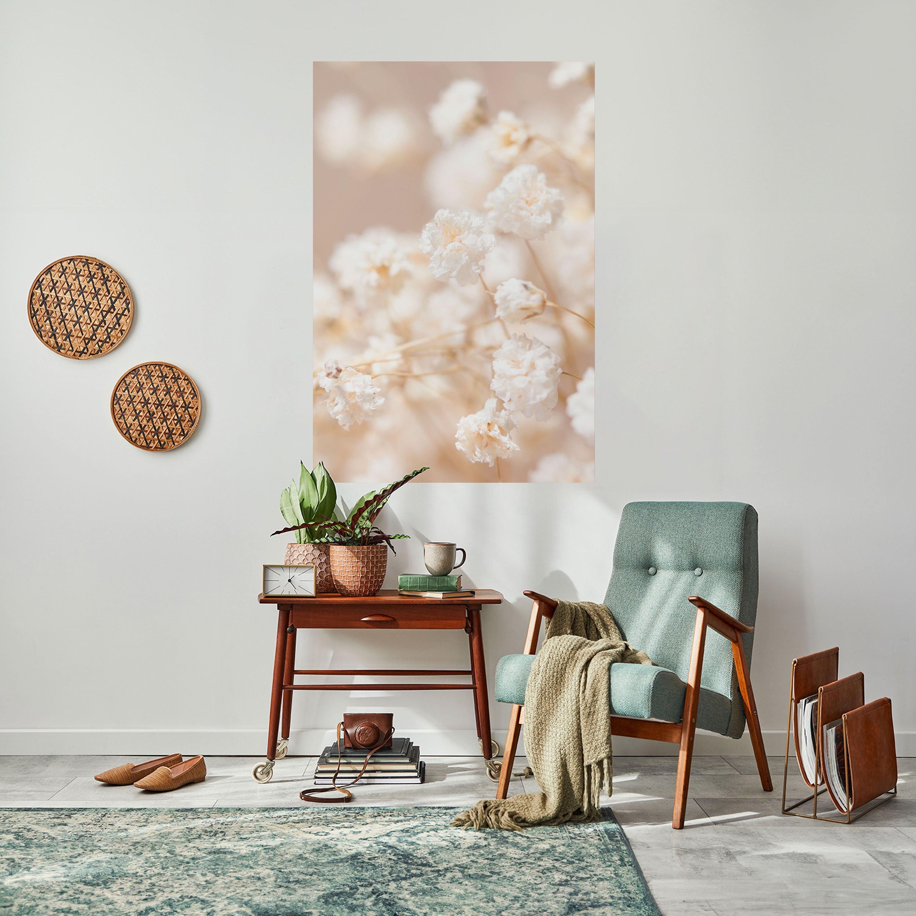 Affiche verticale autocollante GHOSTLY BLOOM