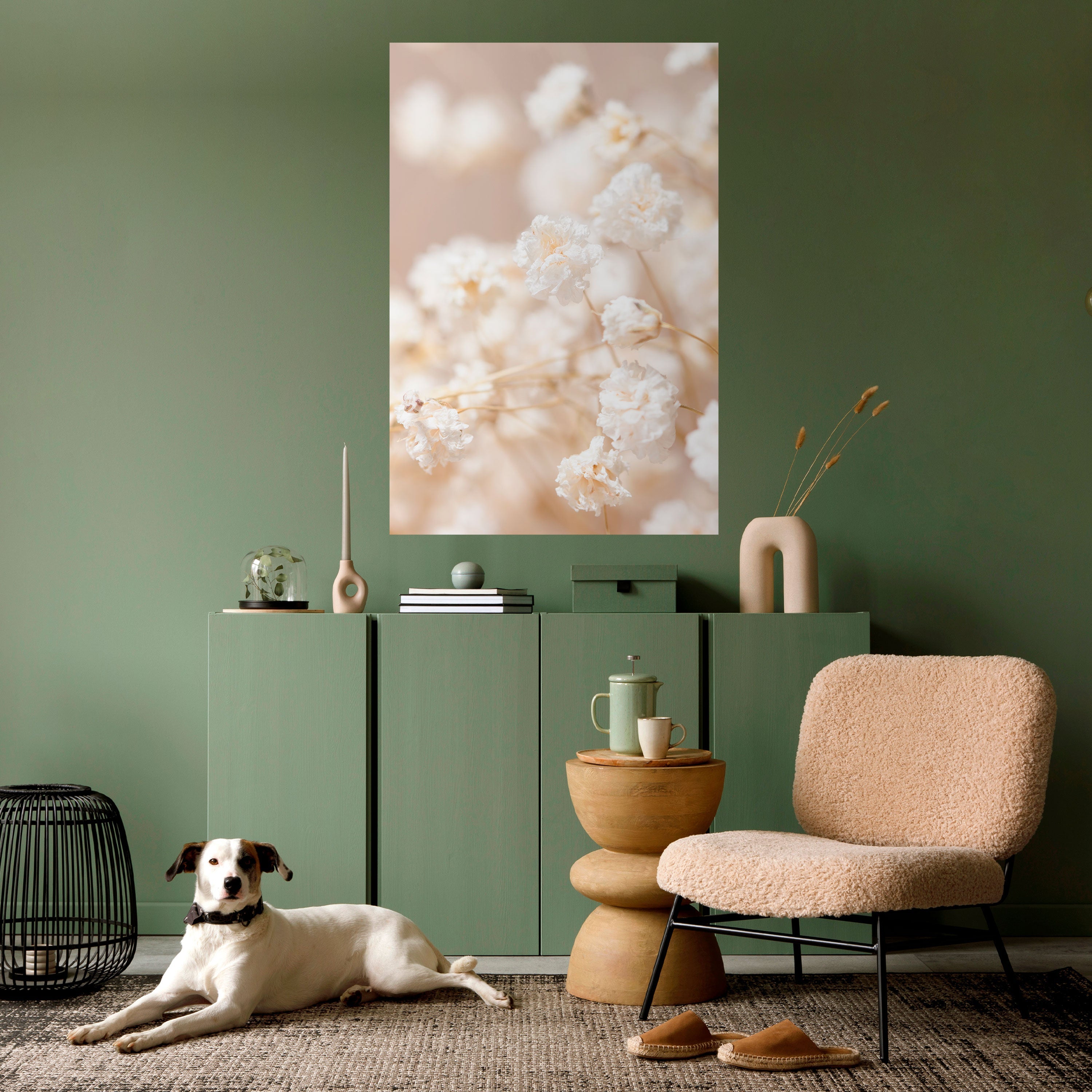 Affiche verticale autocollante GHOSTLY BLOOM