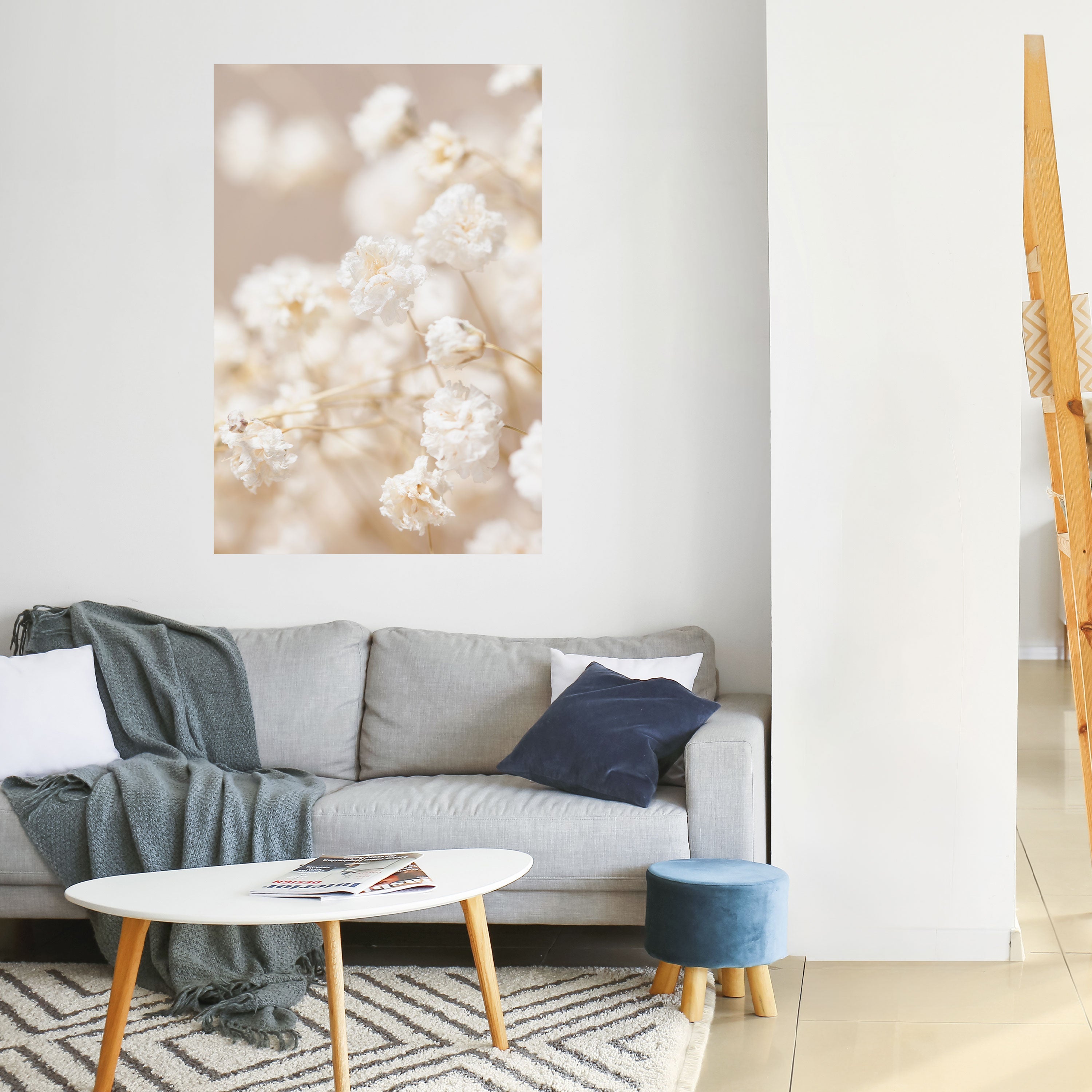 Affiche verticale autocollante GHOSTLY BLOOM