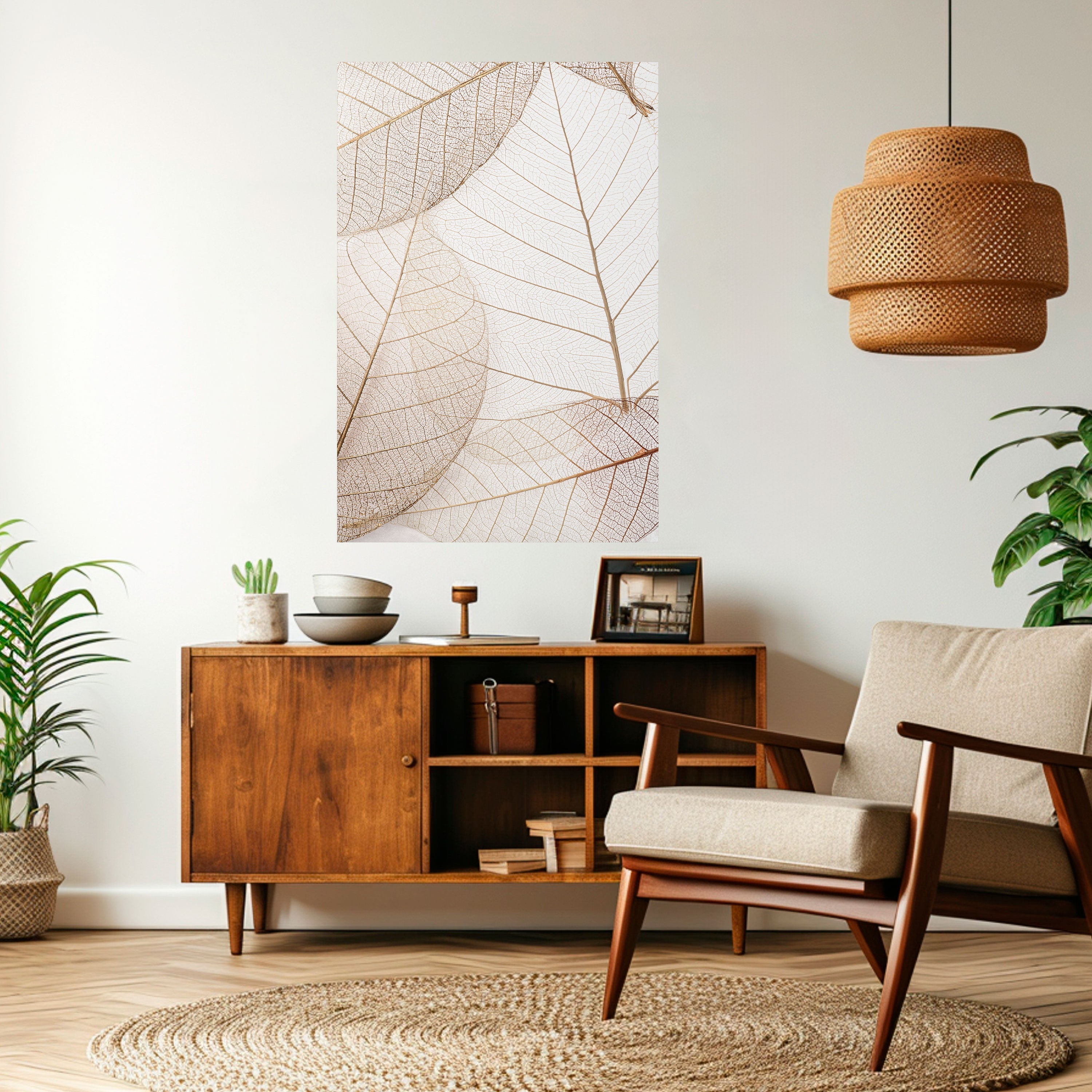 Affiche verticale autocollante « ETHEREAL VEINED GRACE »