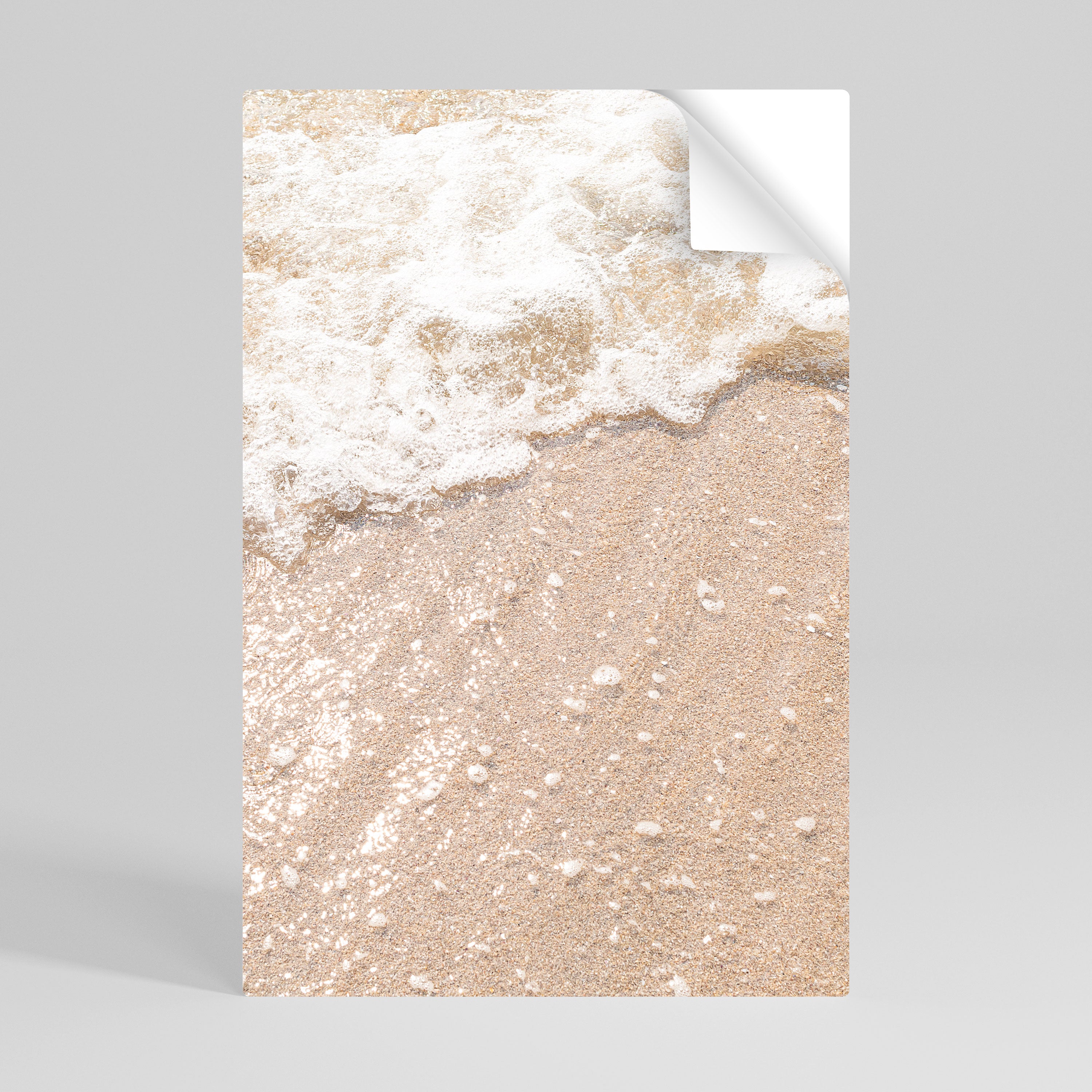 SHIMMERING SHORELINE Peel and Stick Vertical Poster