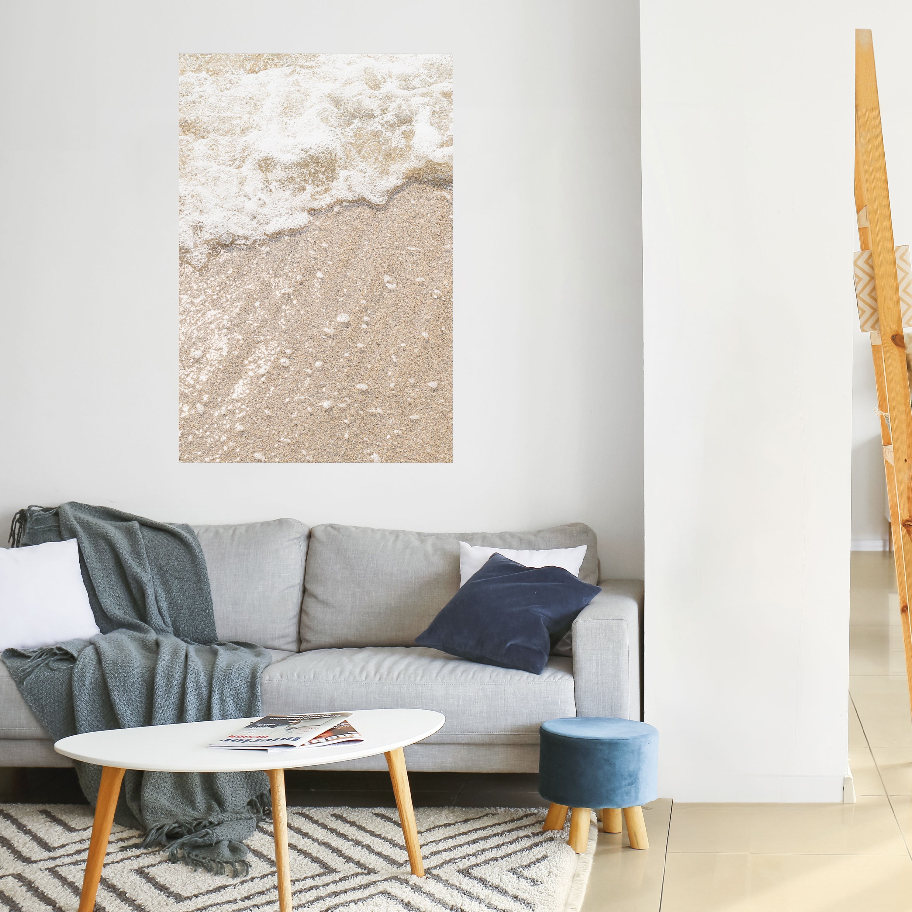 Affiche verticale autocollante SHIMMERING SHORELINE