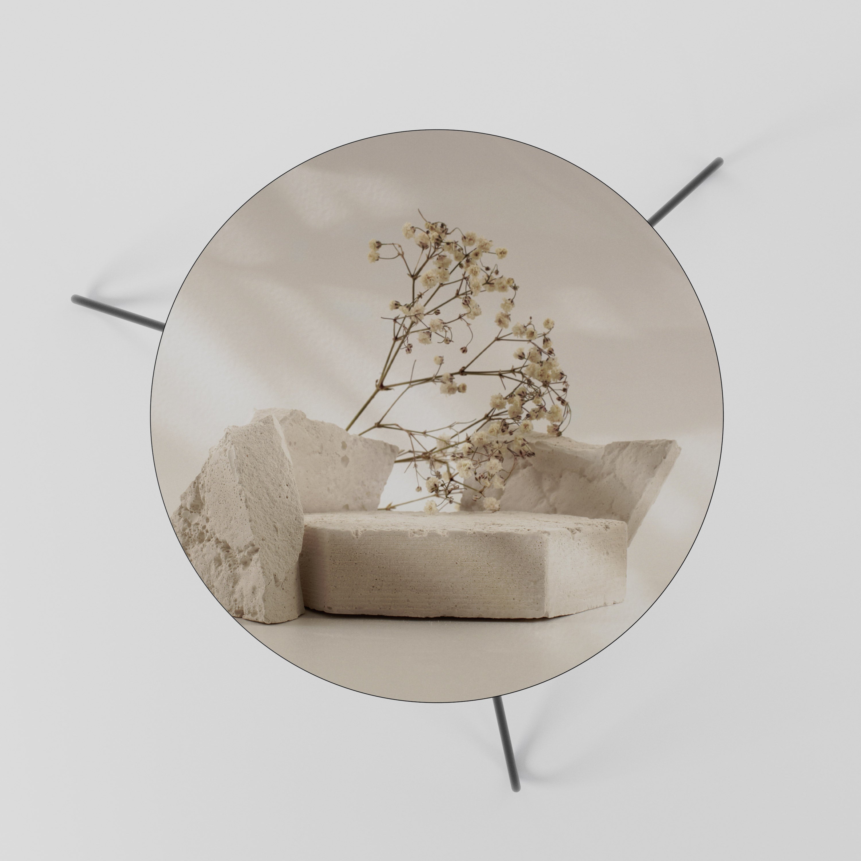 Table basse EMBERS ÉLÉGANTE 60