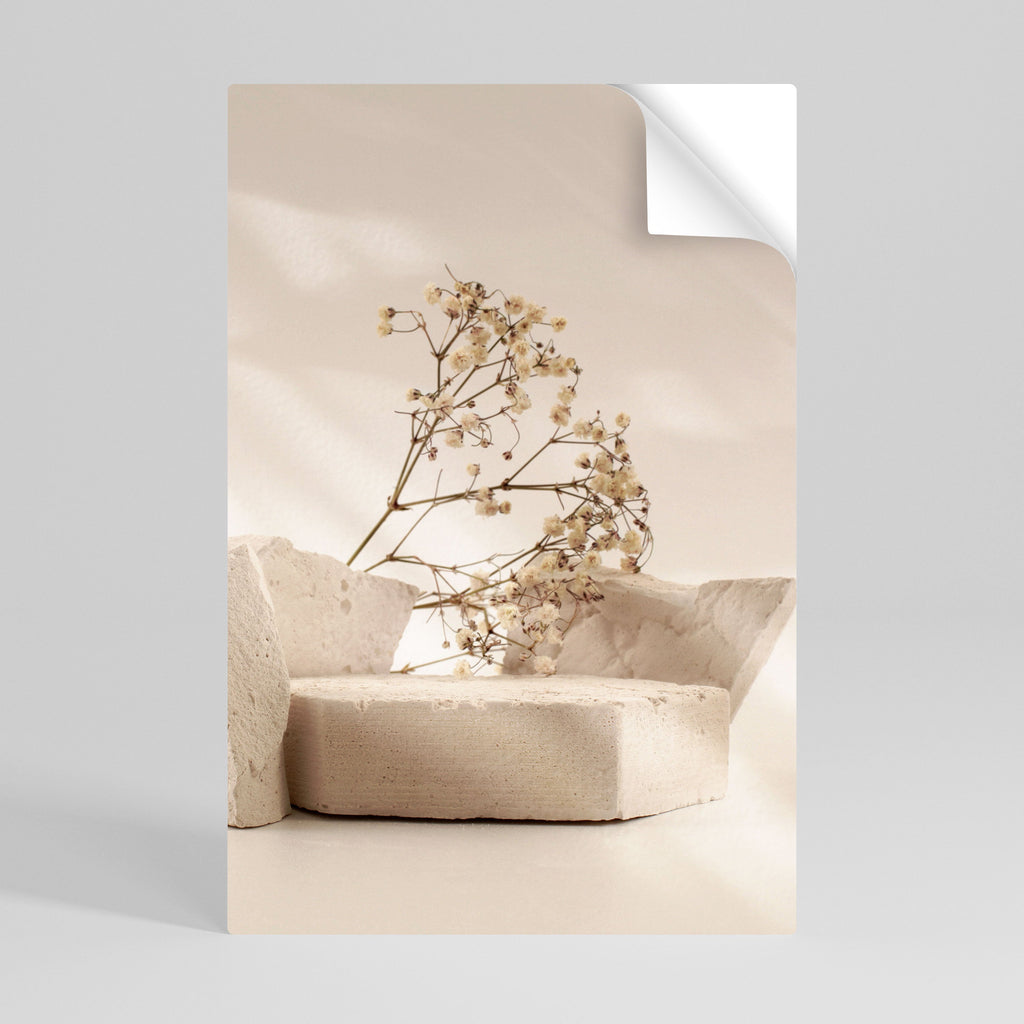 Affiche verticale autocollante « Braises élégantes »