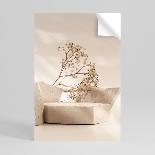 ELEGANT EMBERS Peel and Stick Vertical Poster