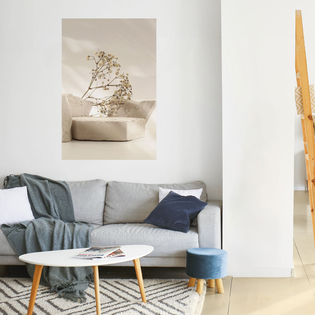 Affiche verticale autocollante « Braises élégantes »