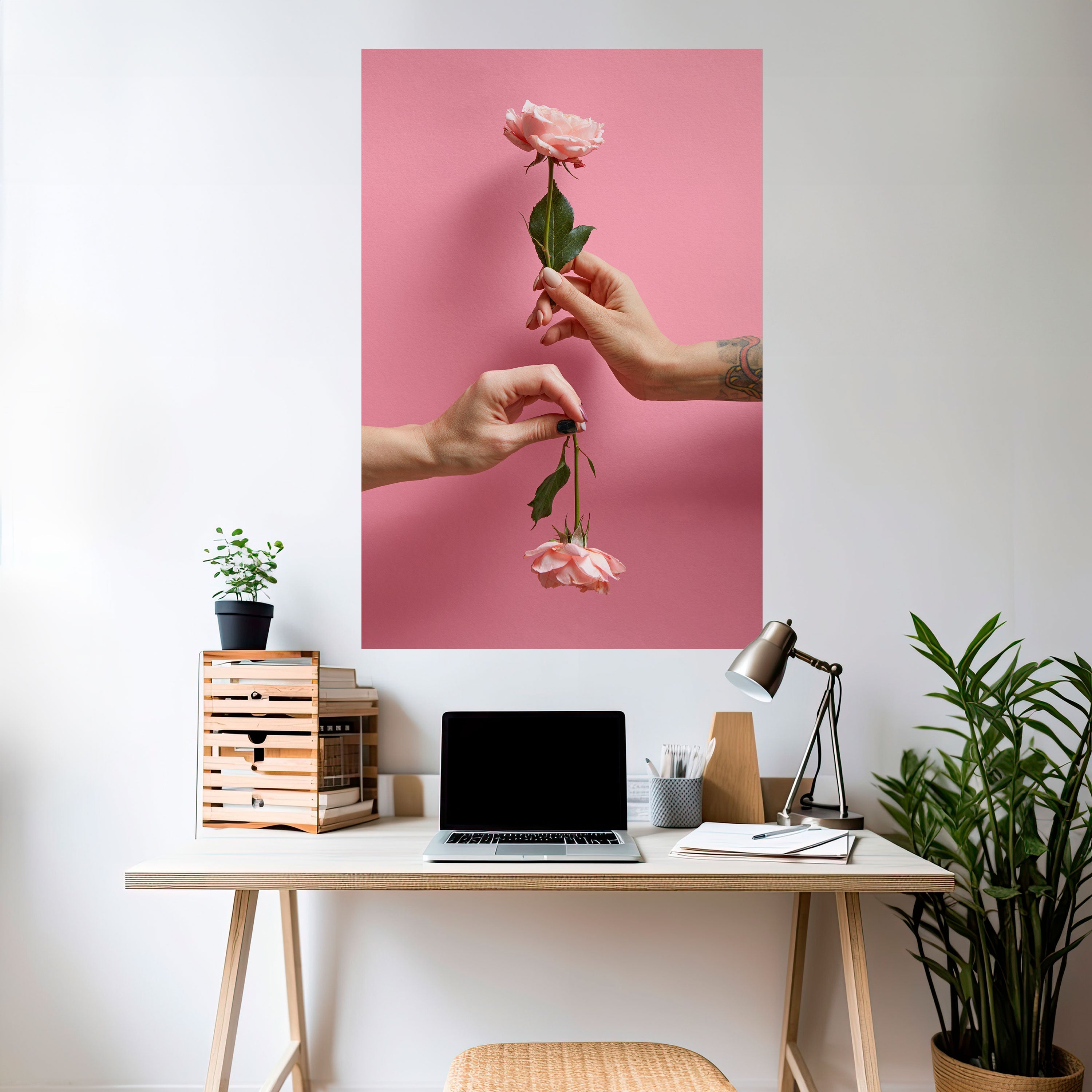 Affiche verticale autocollante FLORAL CONNECTIONS