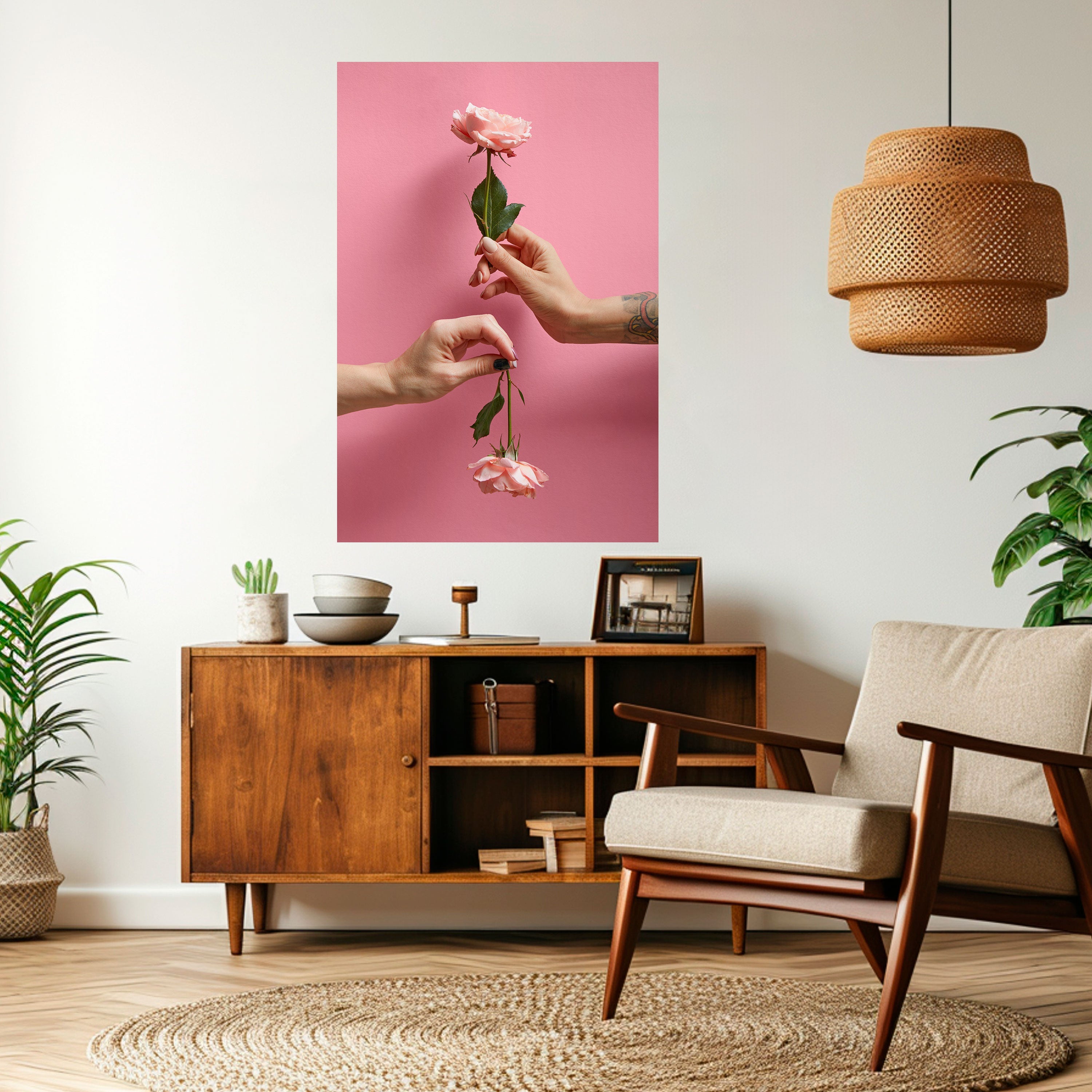 Affiche verticale autocollante FLORAL CONNECTIONS