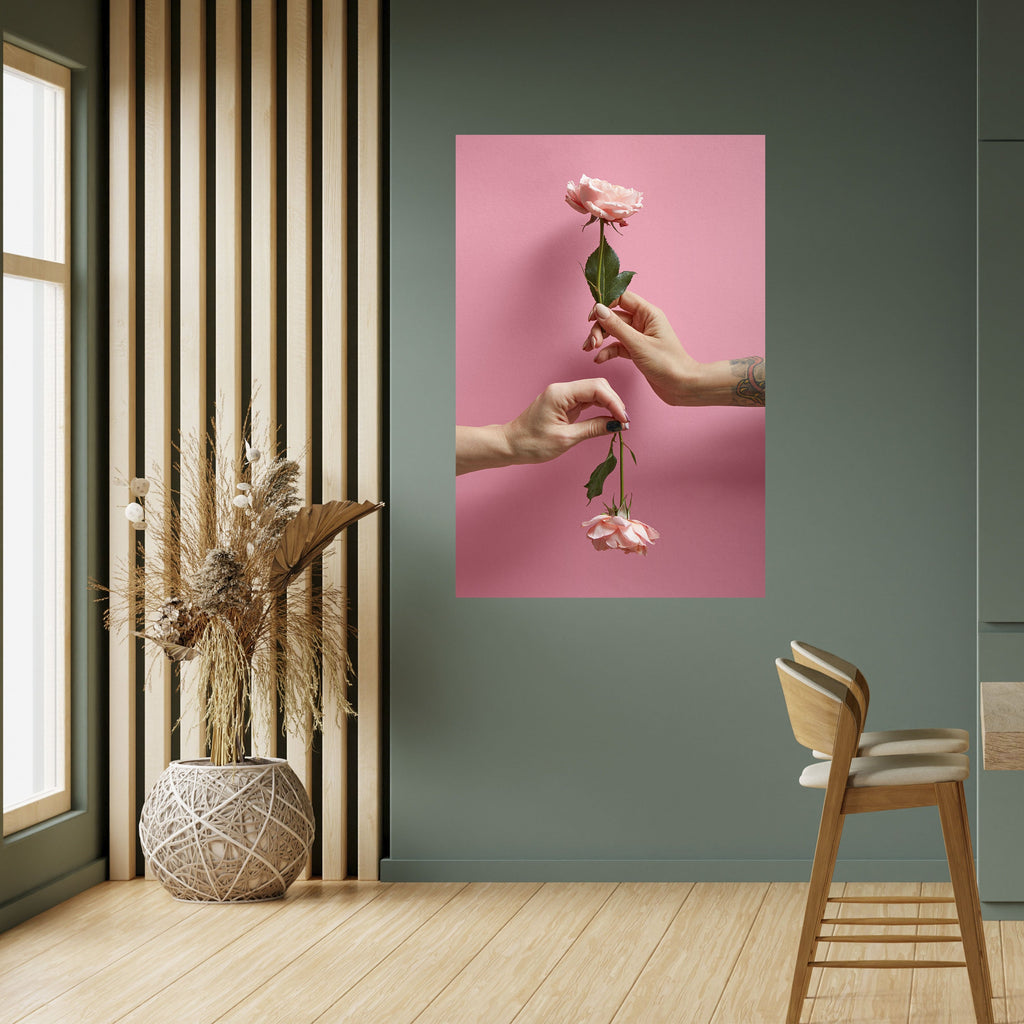 Affiche verticale autocollante FLORAL CONNECTIONS