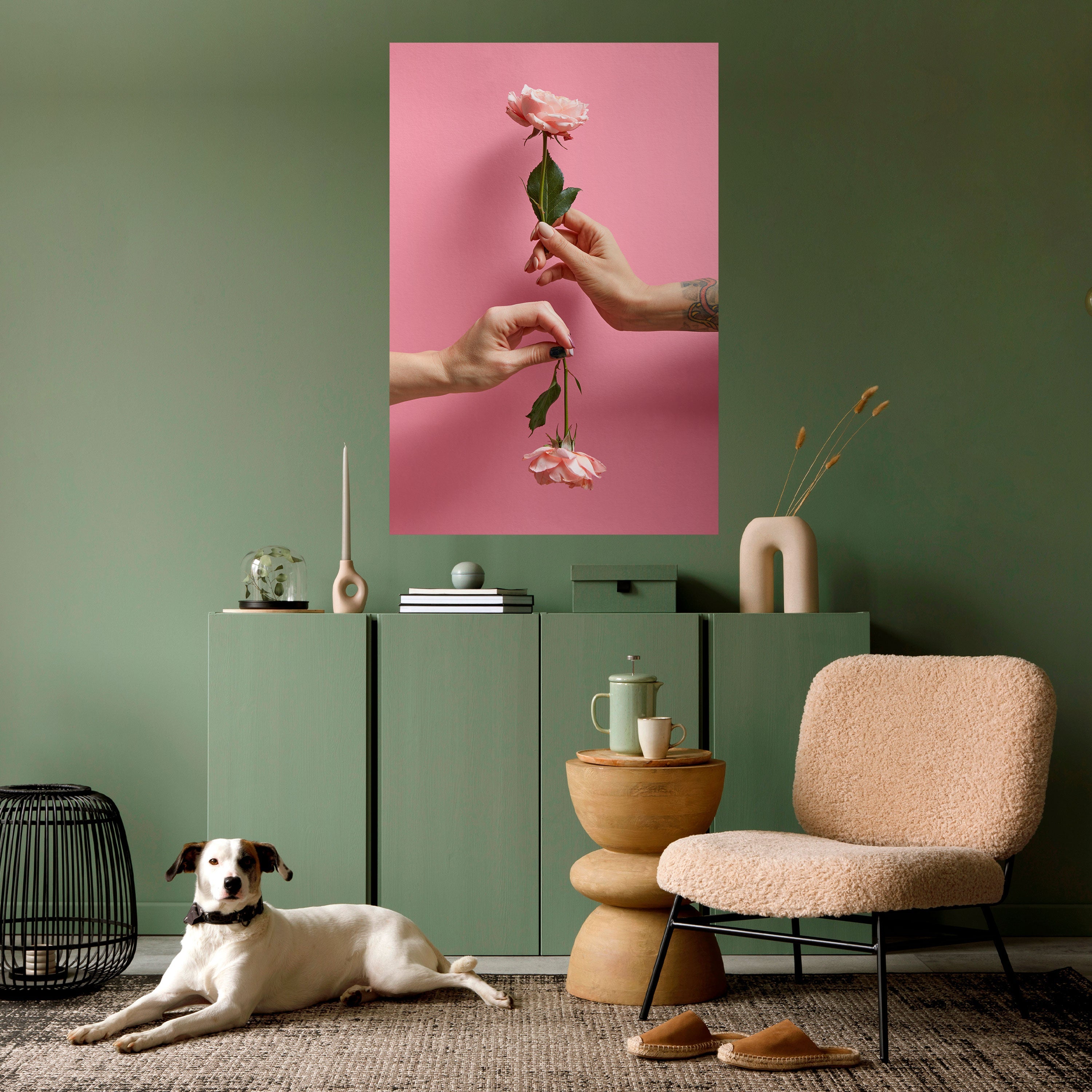 Affiche verticale autocollante FLORAL CONNECTIONS