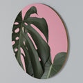LADY MONSTERA Round Wall Art